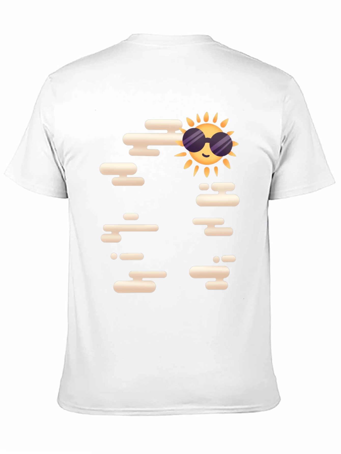 Cool Sun Graphic Tee - Black Casual T-Shirt