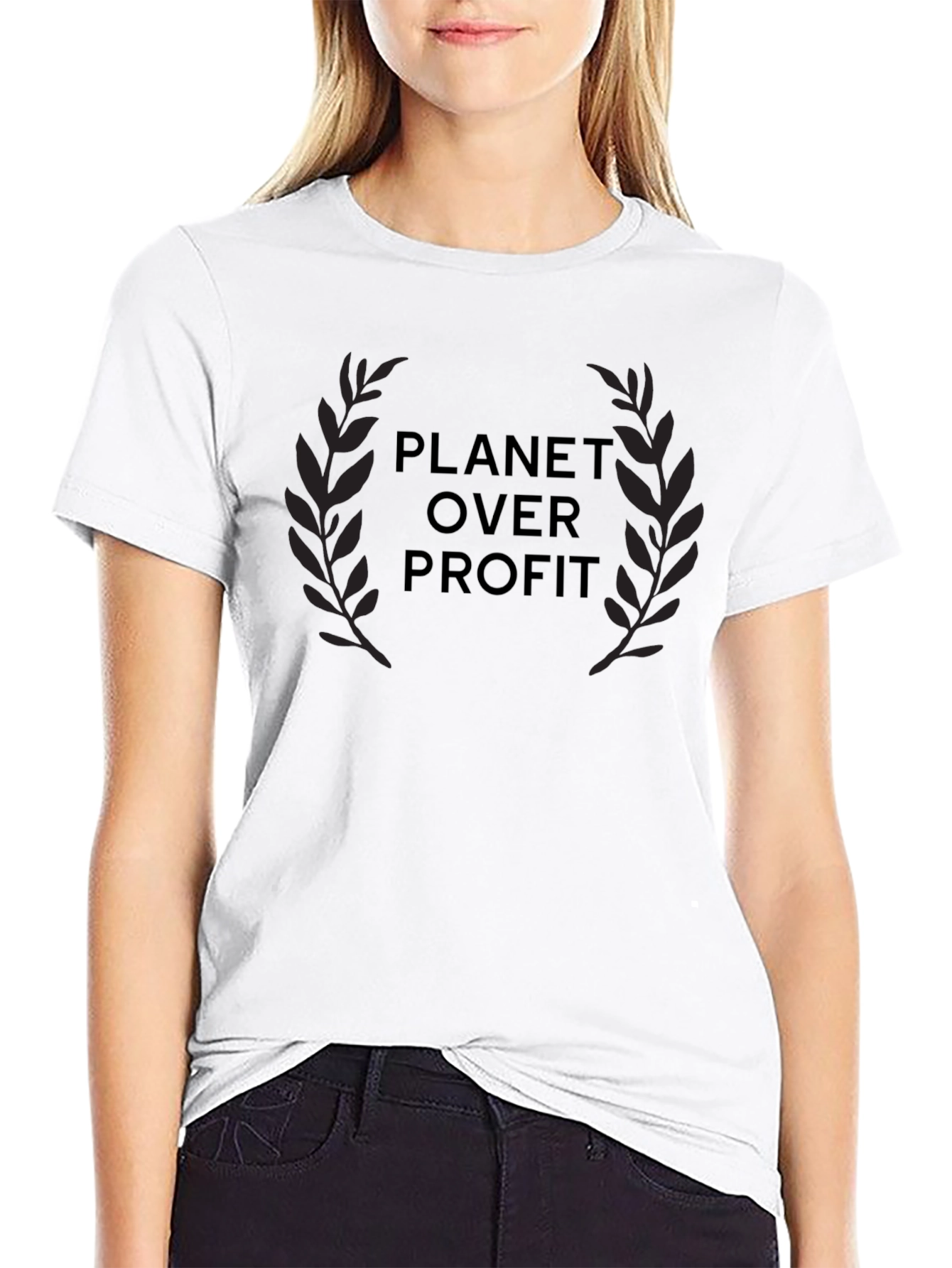 Planet Over Profit Graphic Tee - Eco-Friendly Fashion
