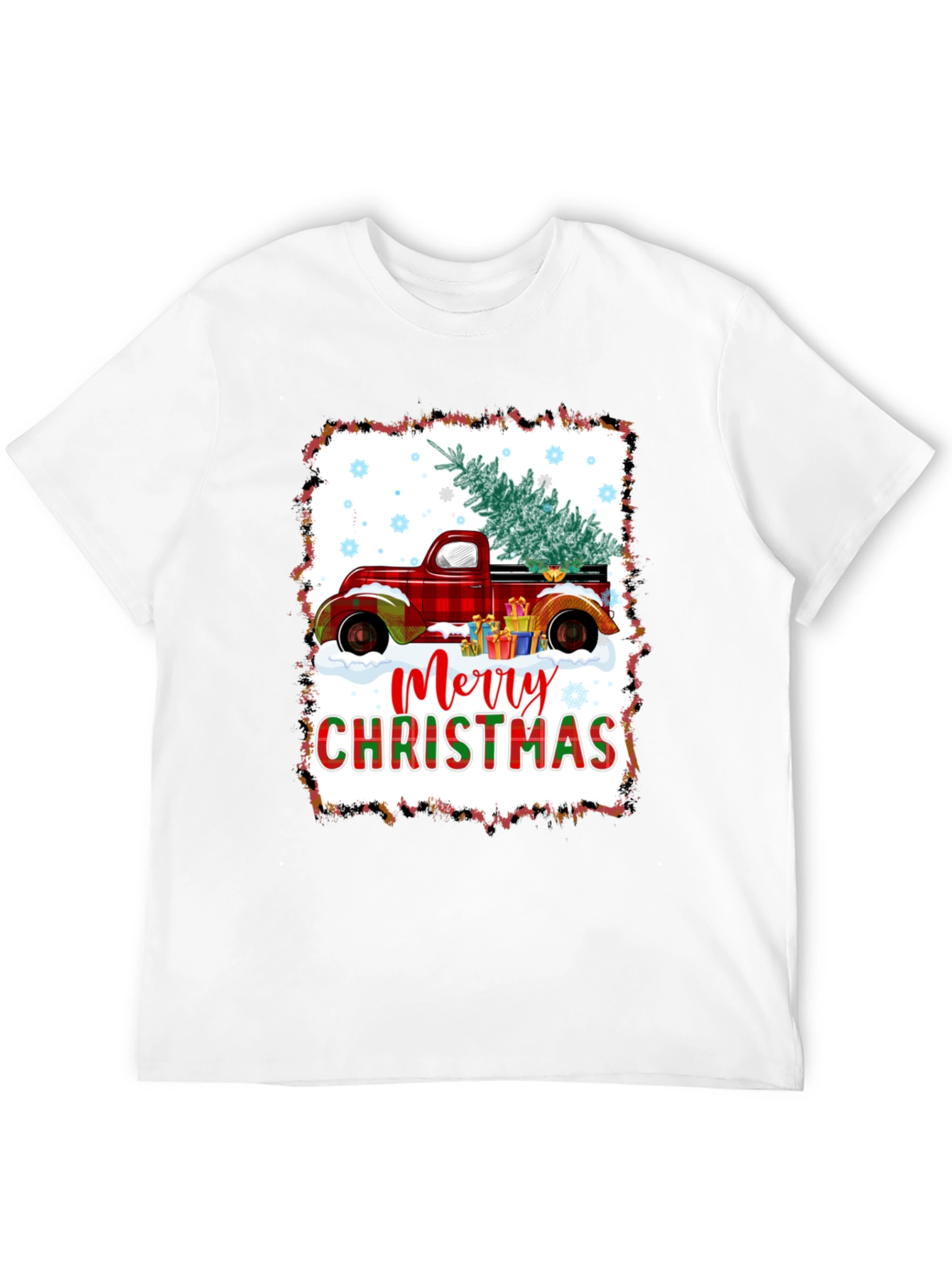 Merry Christmas Truck Graphic Tee