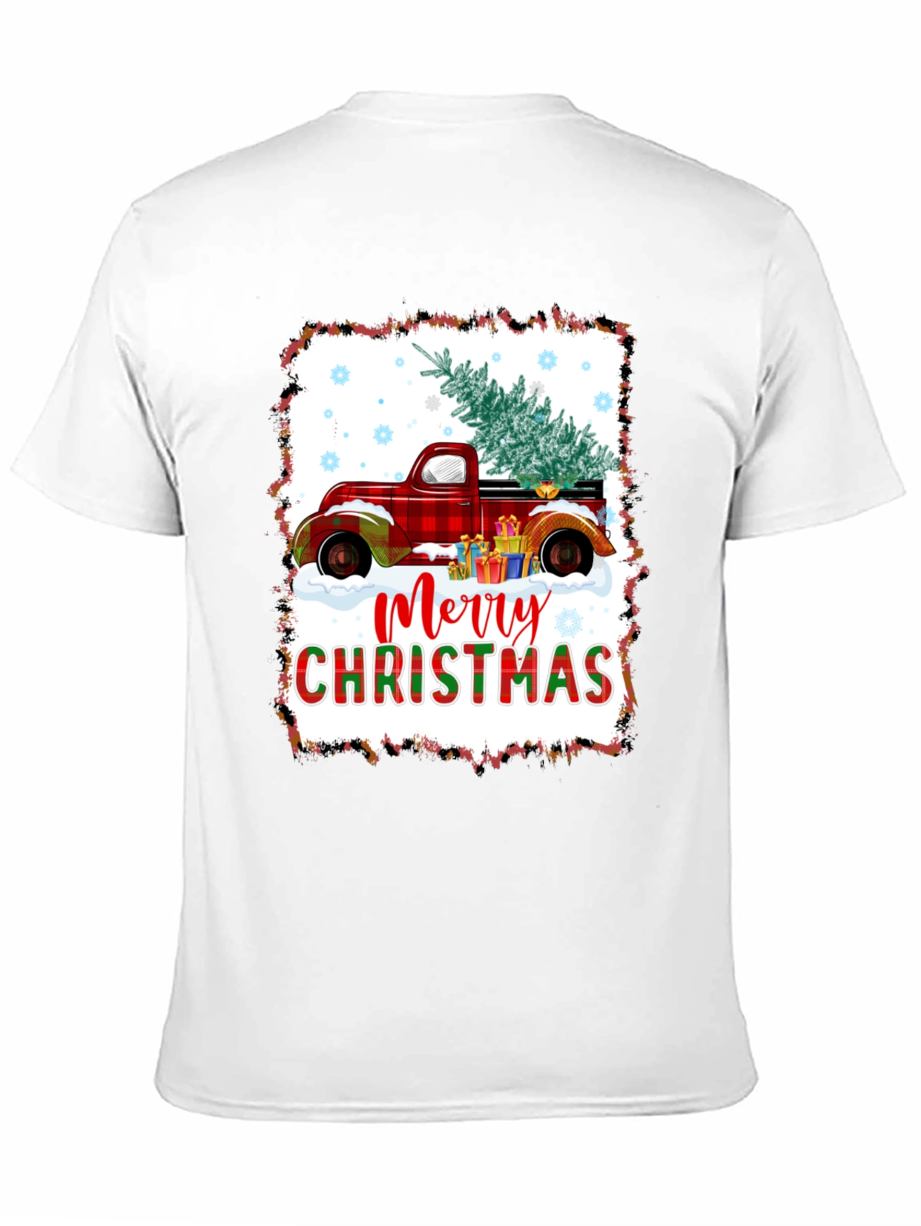 Merry Christmas Truck Graphic Tee