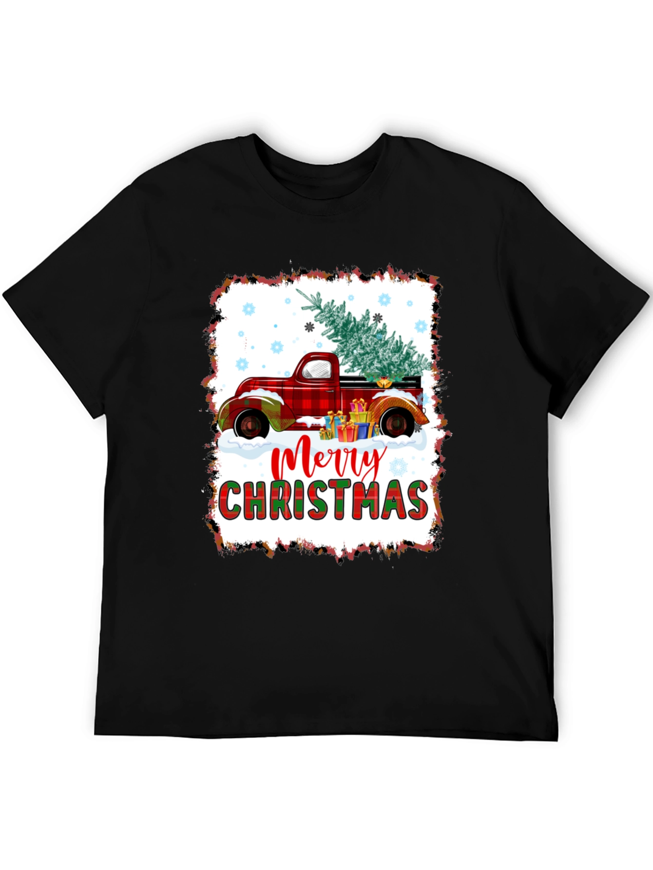 Merry Christmas Truck Graphic Tee