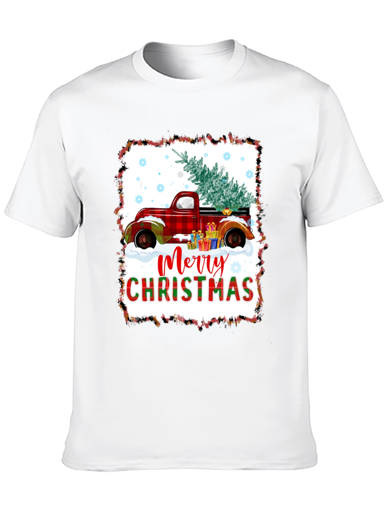 Merry Christmas Truck Graphic Tee