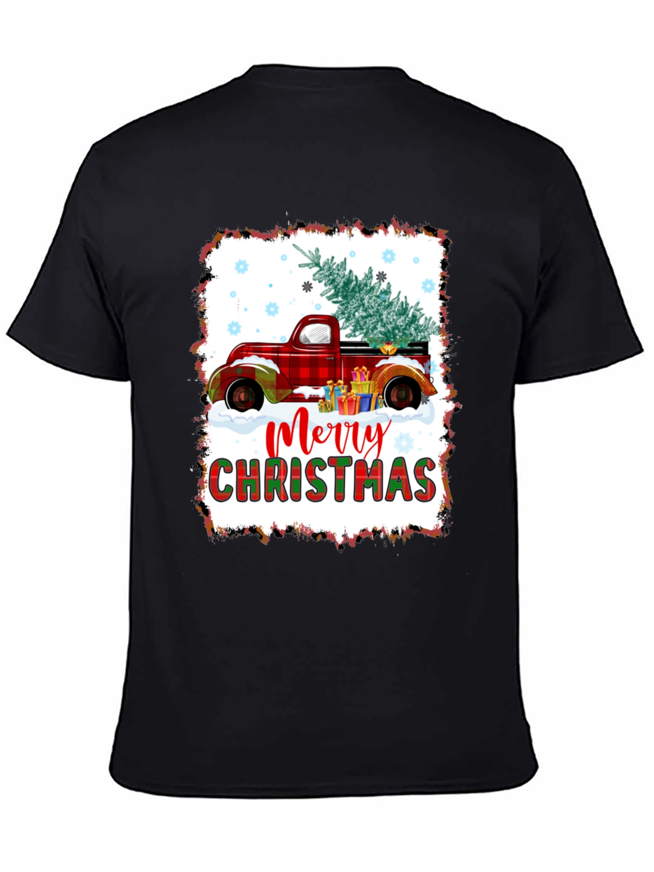 Merry Christmas Truck Graphic Tee