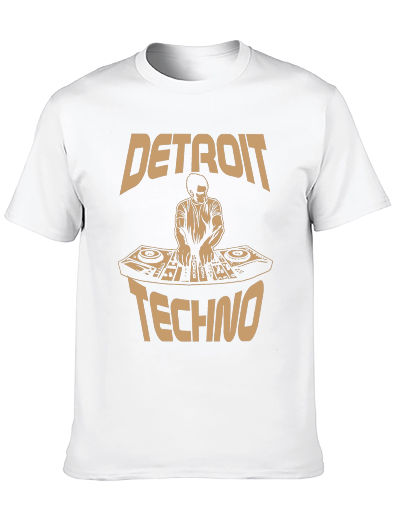 Detroit Techno DJ Graphic Tee - Music Lover Apparel