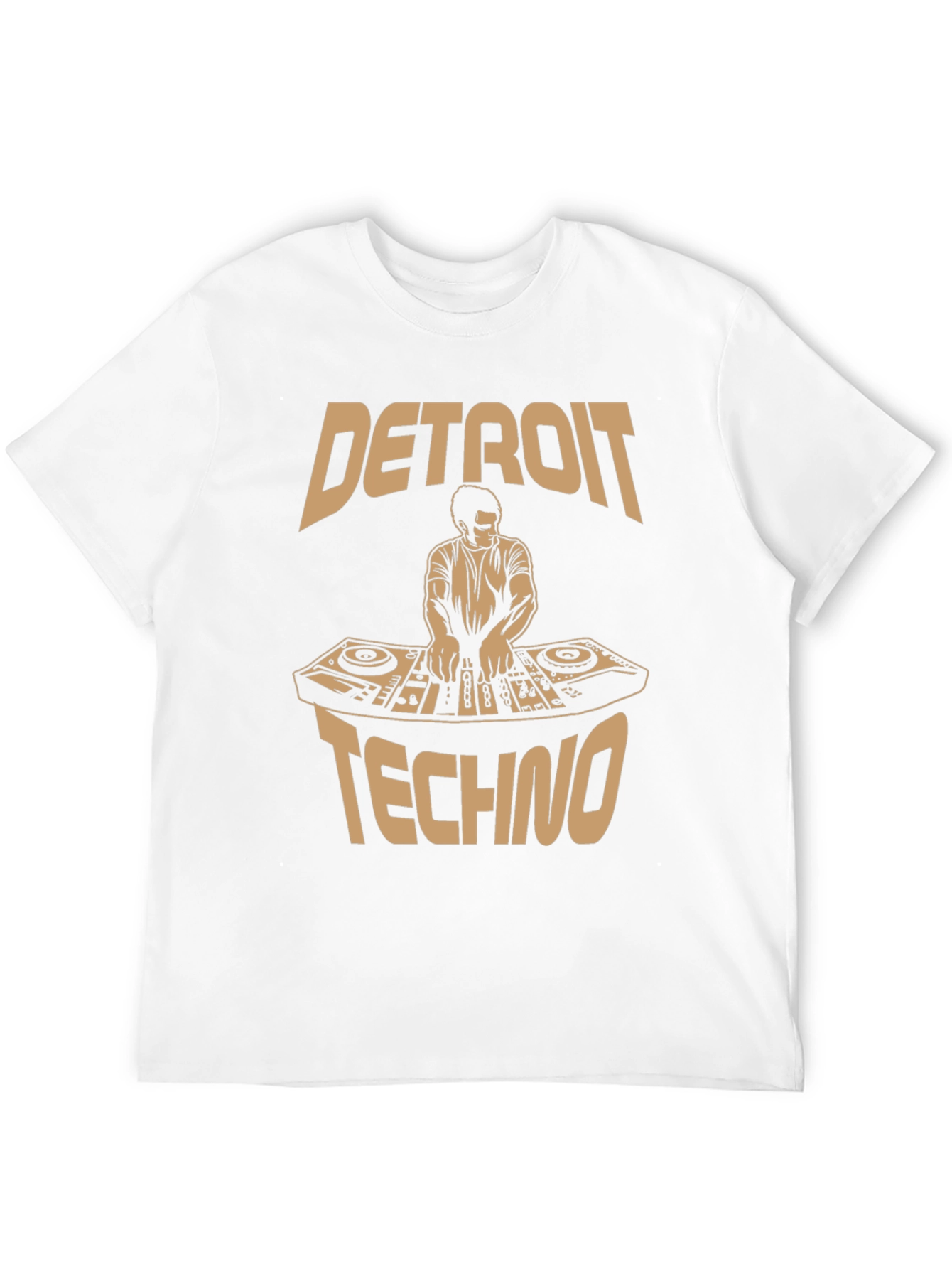 Detroit Techno DJ Graphic Tee - Music Lover Apparel