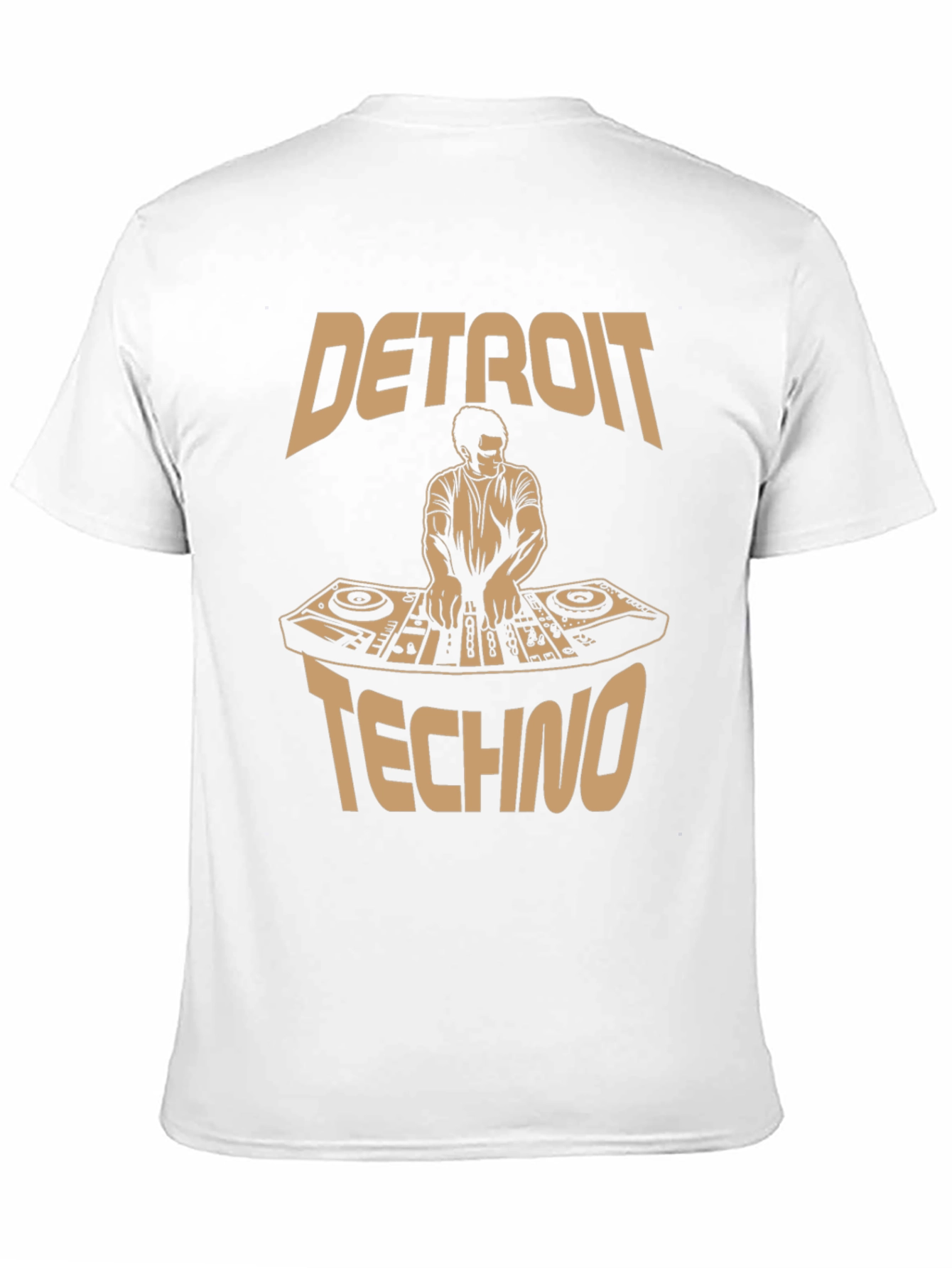 Detroit Techno DJ Graphic Tee - Music Lover Apparel