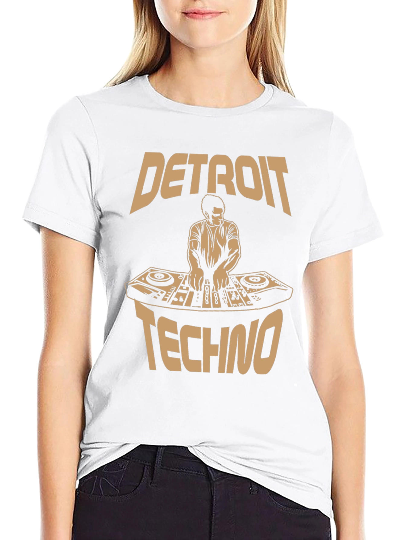 Detroit Techno DJ Graphic Tee - Music Lover Apparel