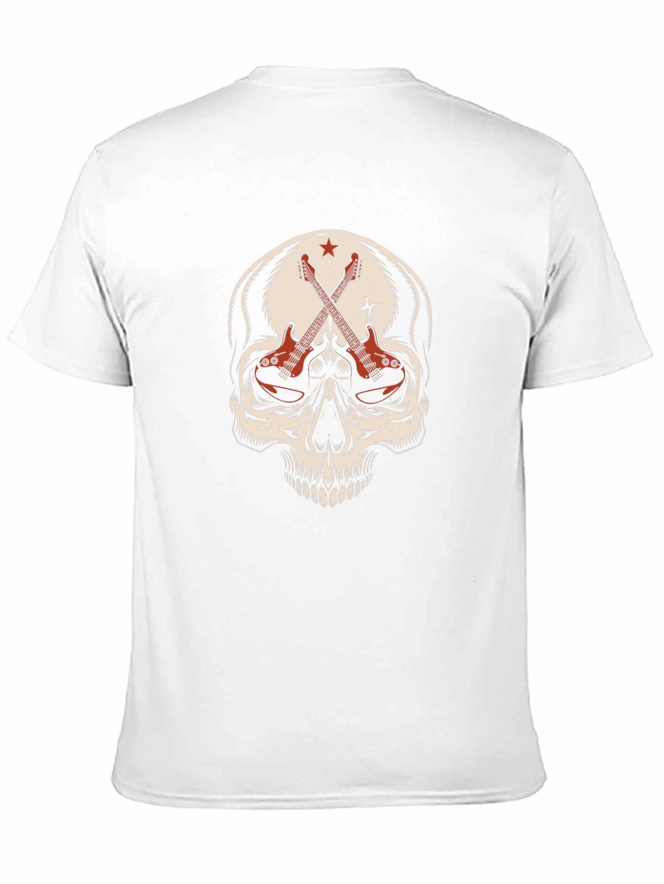Skull & Guitars Graphic Tee