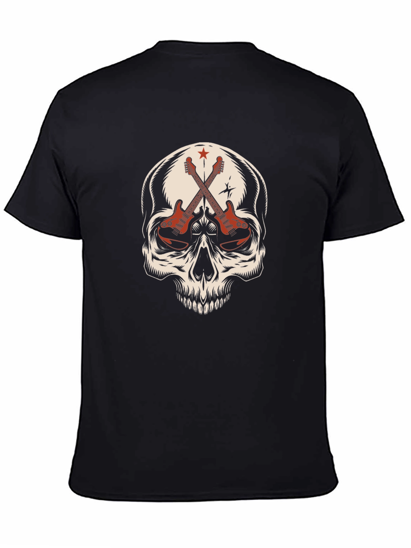 Skull & Guitars Graphic Tee