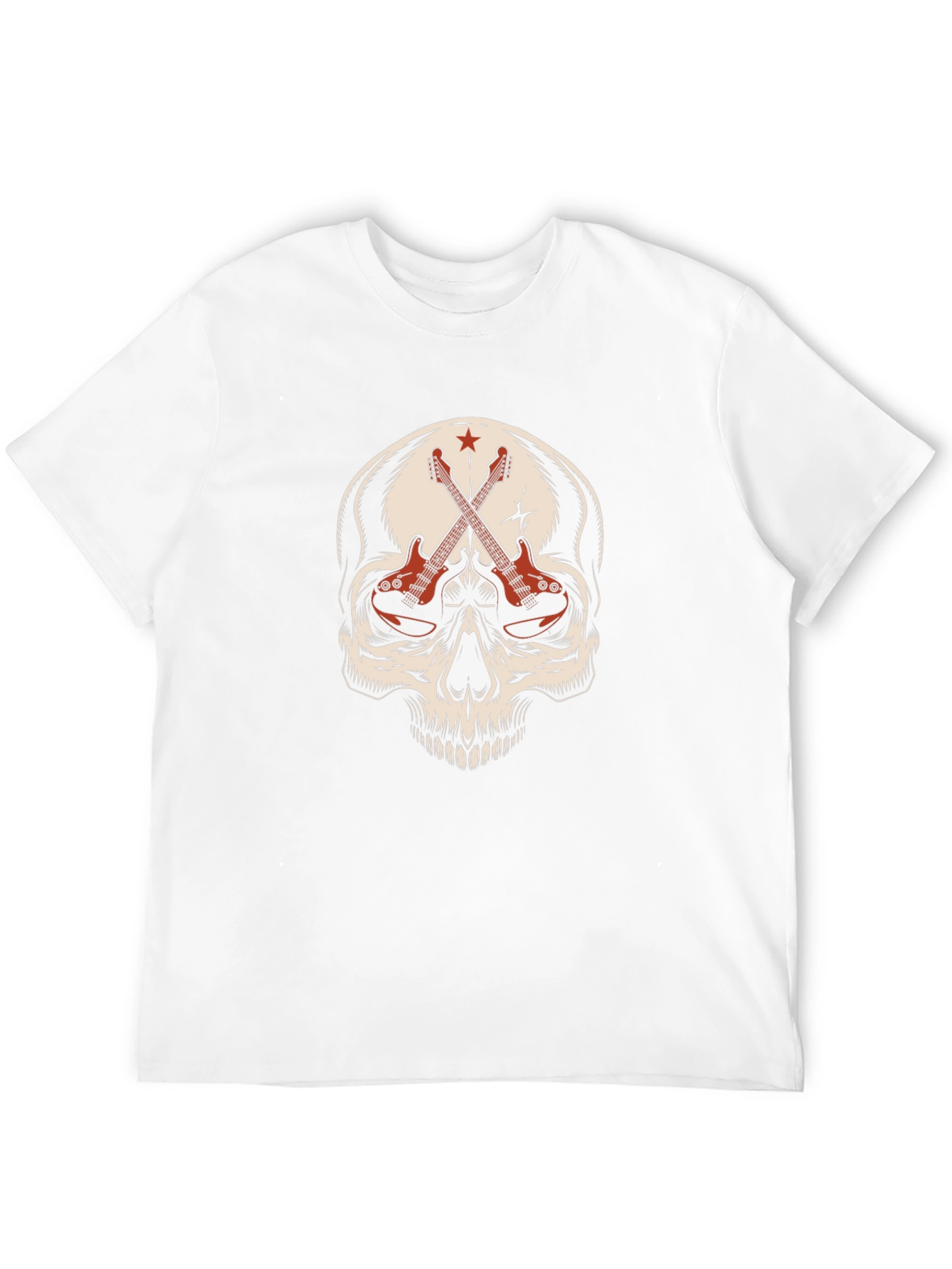 Skull & Guitars Graphic Tee