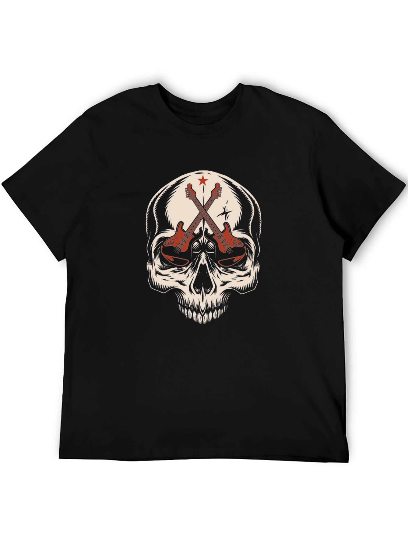 Skull & Guitars Graphic Tee