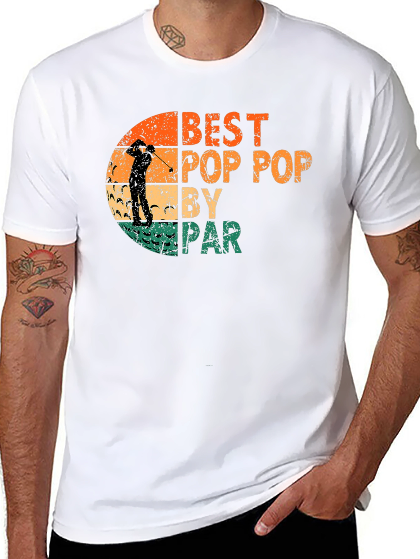 Best Pop Pop By Par Golf T-Shirt