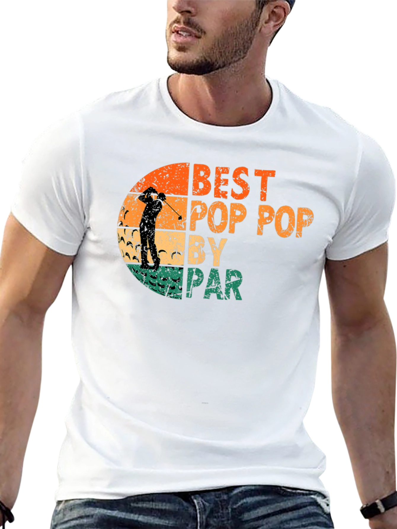 Best Pop Pop By Par Golf T-Shirt