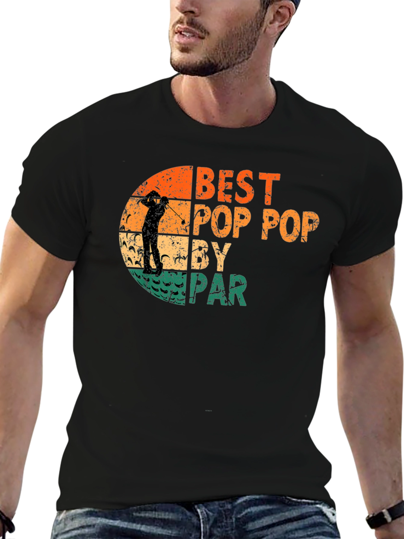Best Pop Pop By Par Golf T-Shirt