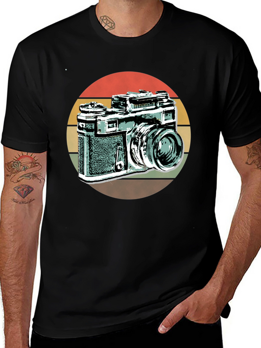 Retro Camera T-Shirt - Vintage Photography Graphic Tee