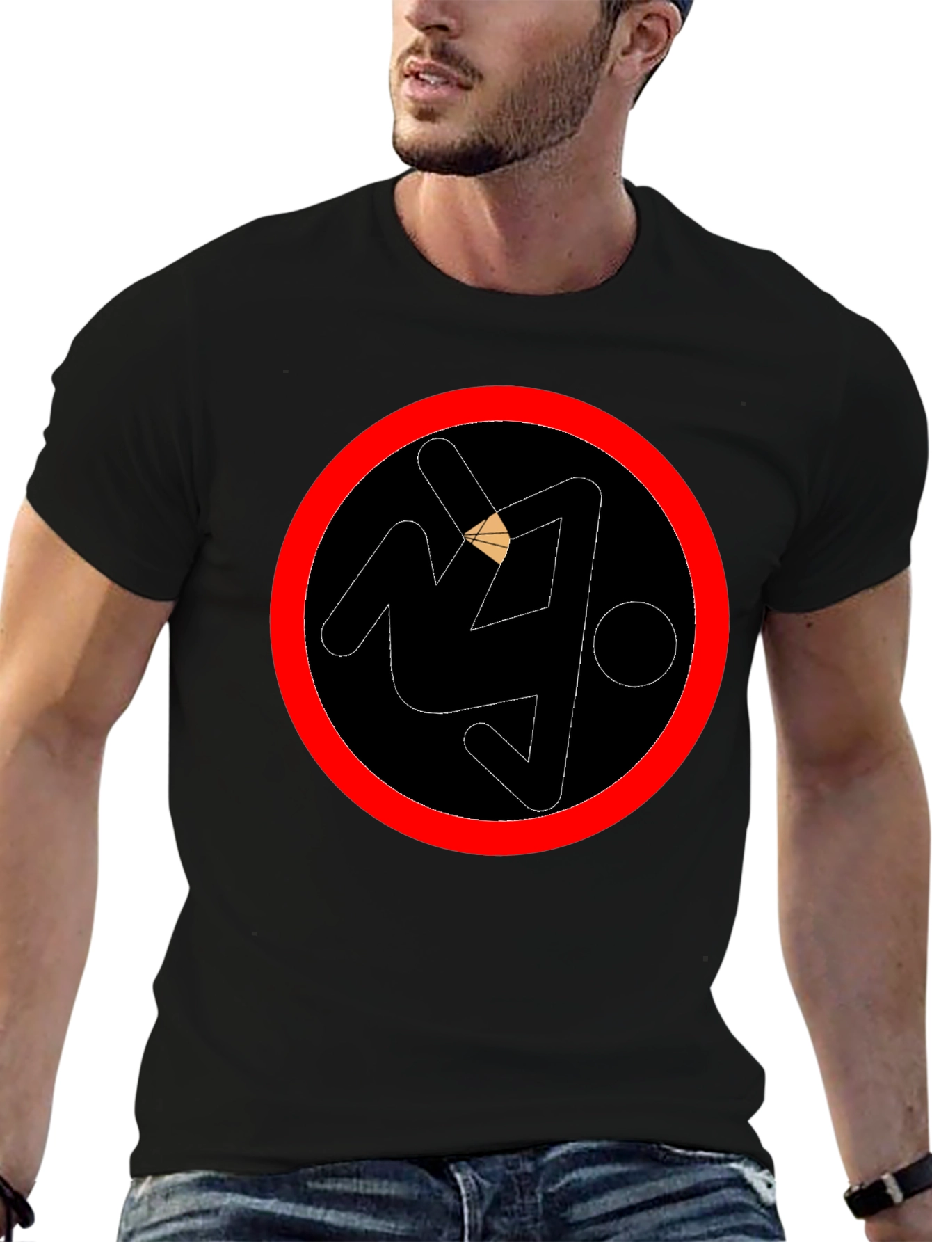 Black Circle Logo T-Shirt