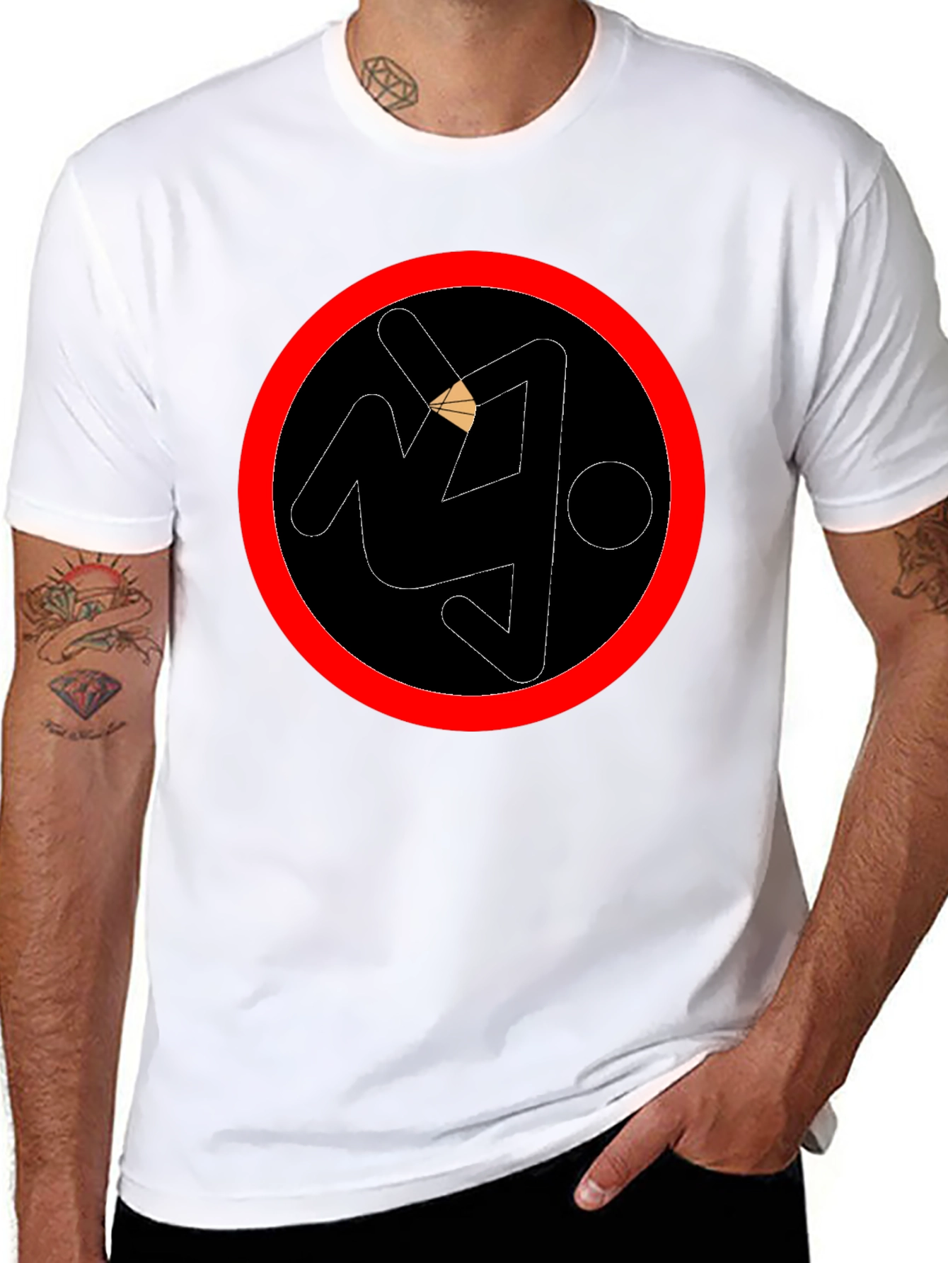 Black Circle Logo T-Shirt