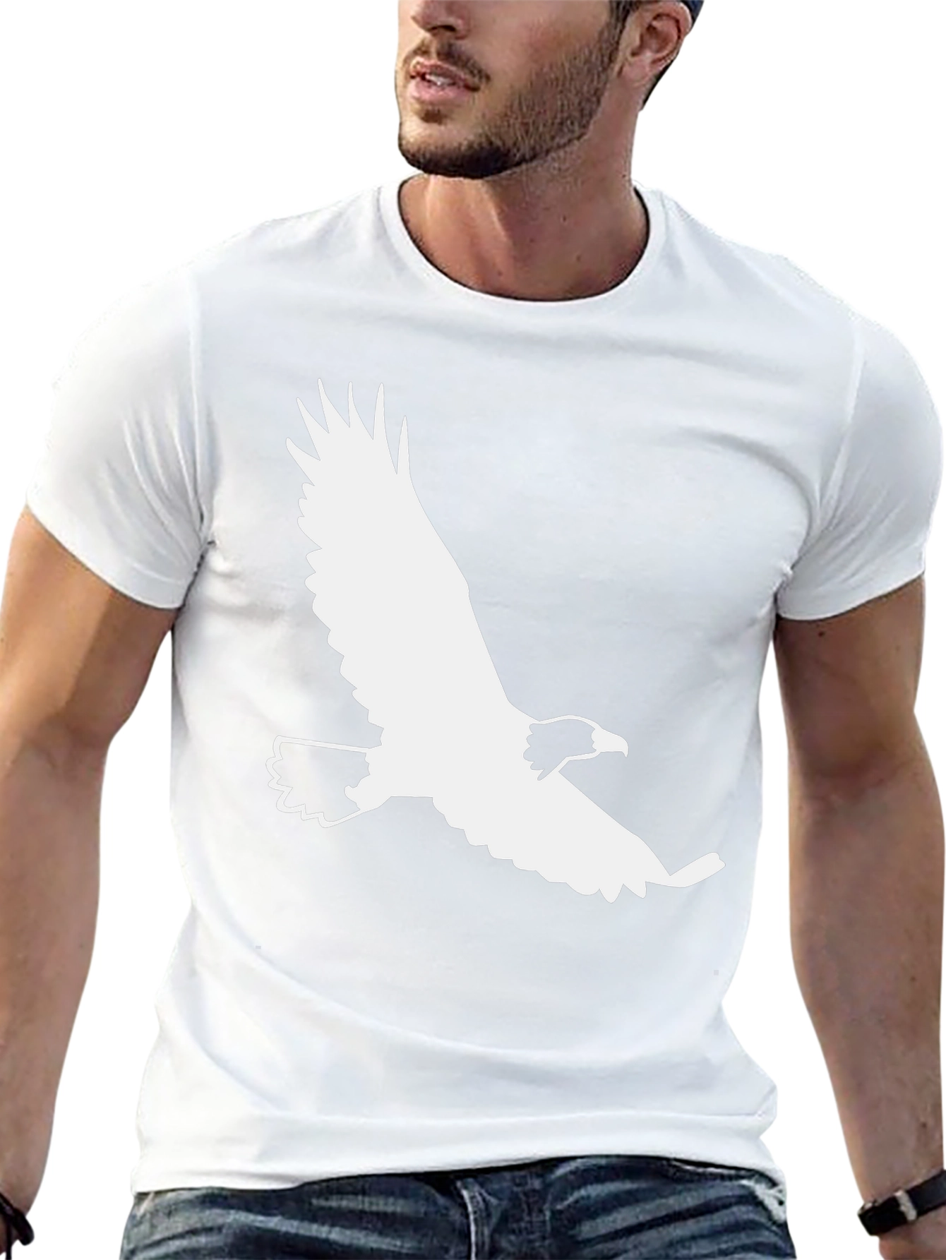 Black Eagle Graphic Tee - Stylish Casual Wear