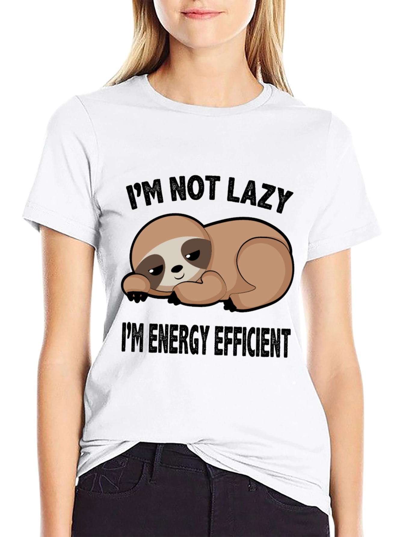 Funny Sloth Im Not Lazy T-Shirt