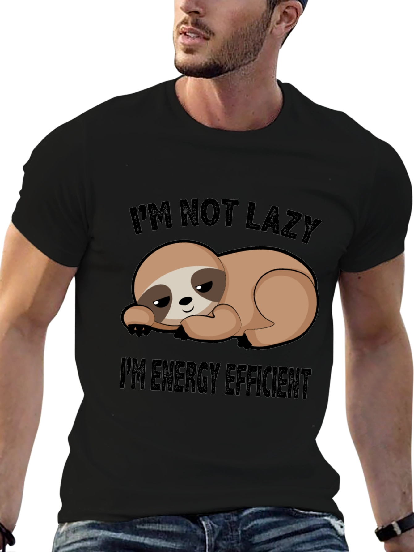 Funny Sloth Im Not Lazy T-Shirt