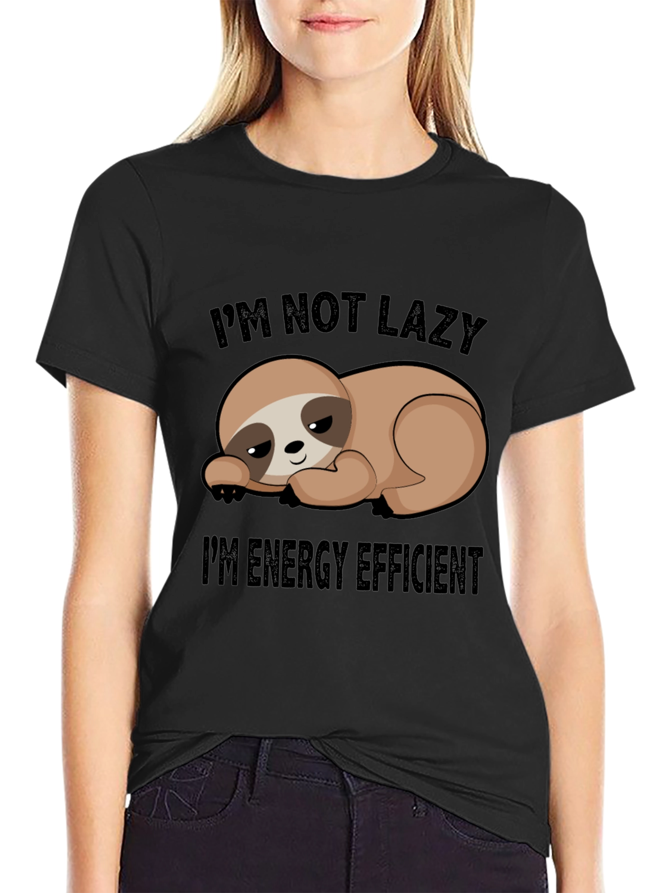 Funny Sloth Im Not Lazy T-Shirt