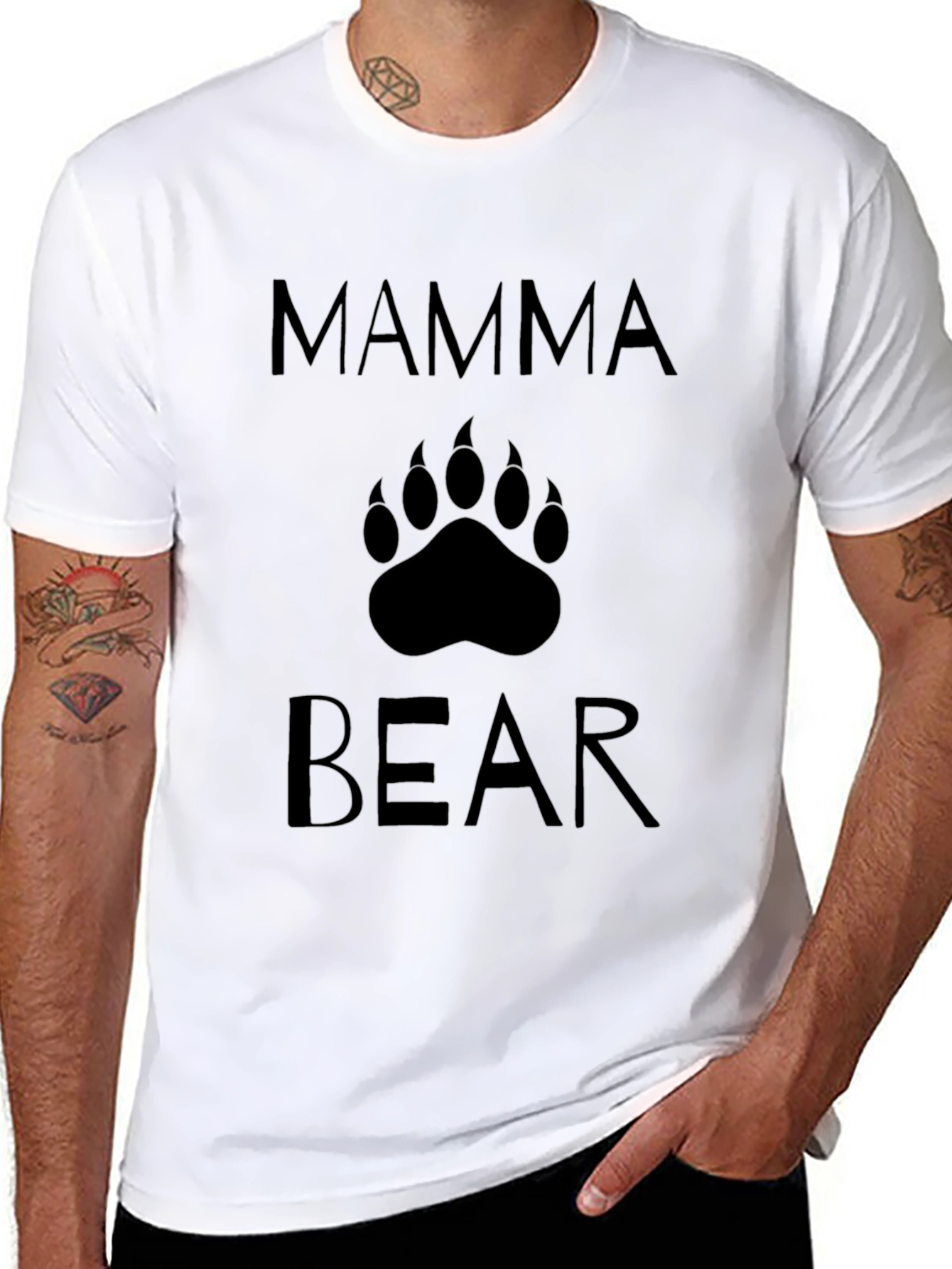 Mamma Bear Graphic T-Shirt