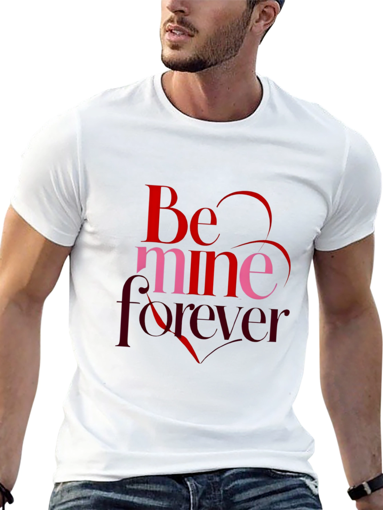 Be Mine Forever Graphic Tee - Valentines Day
