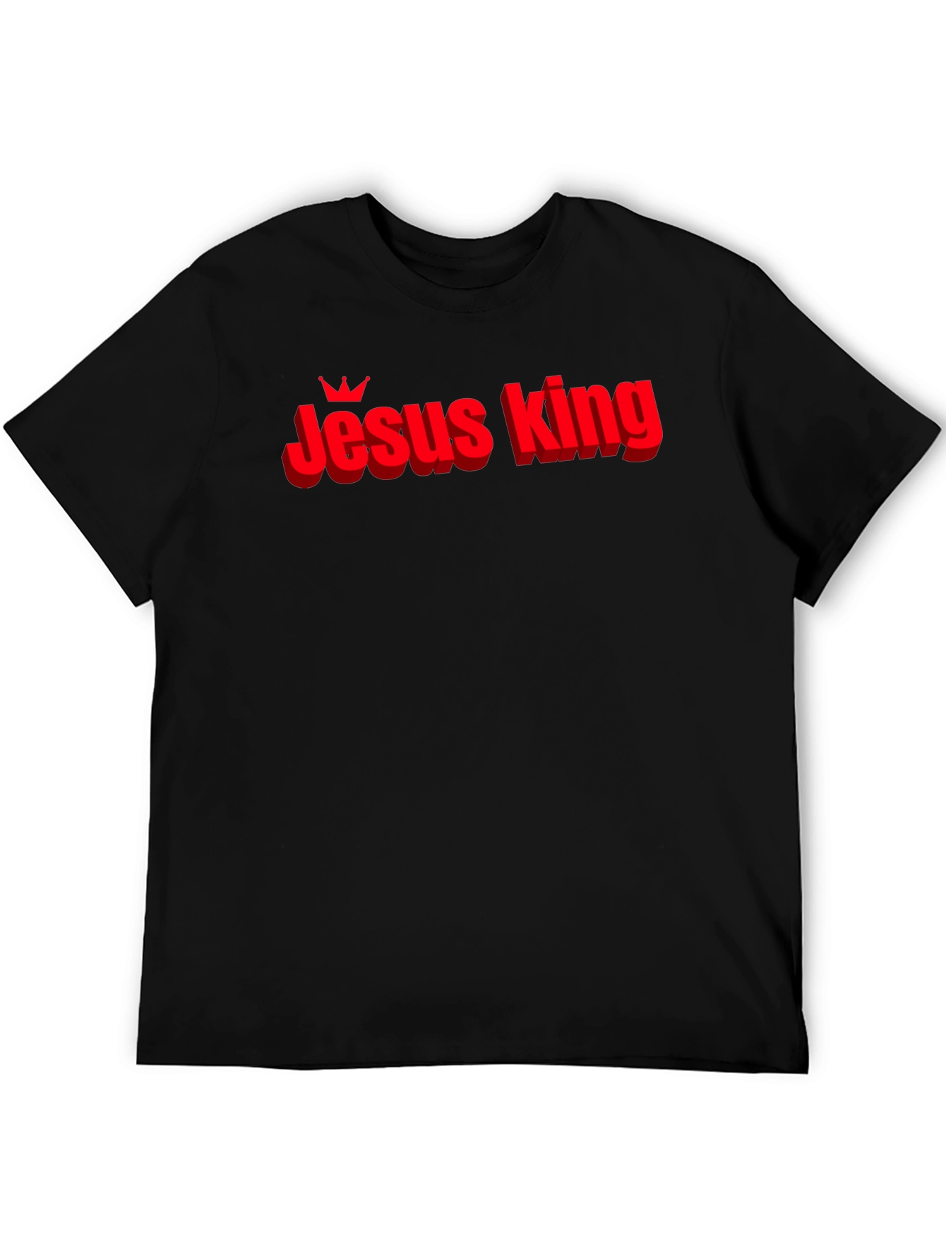 Jesus King Graphic T-Shirt - Christian Apparel