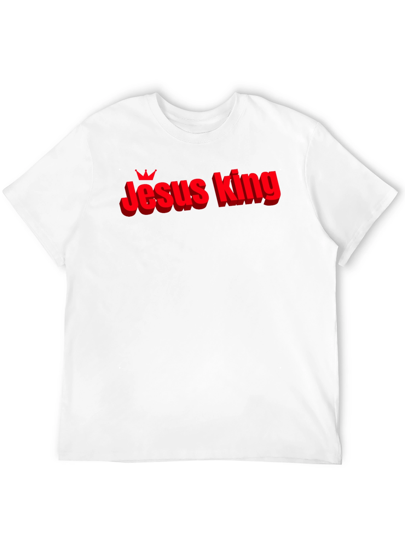 Jesus King Graphic T-Shirt - Christian Apparel