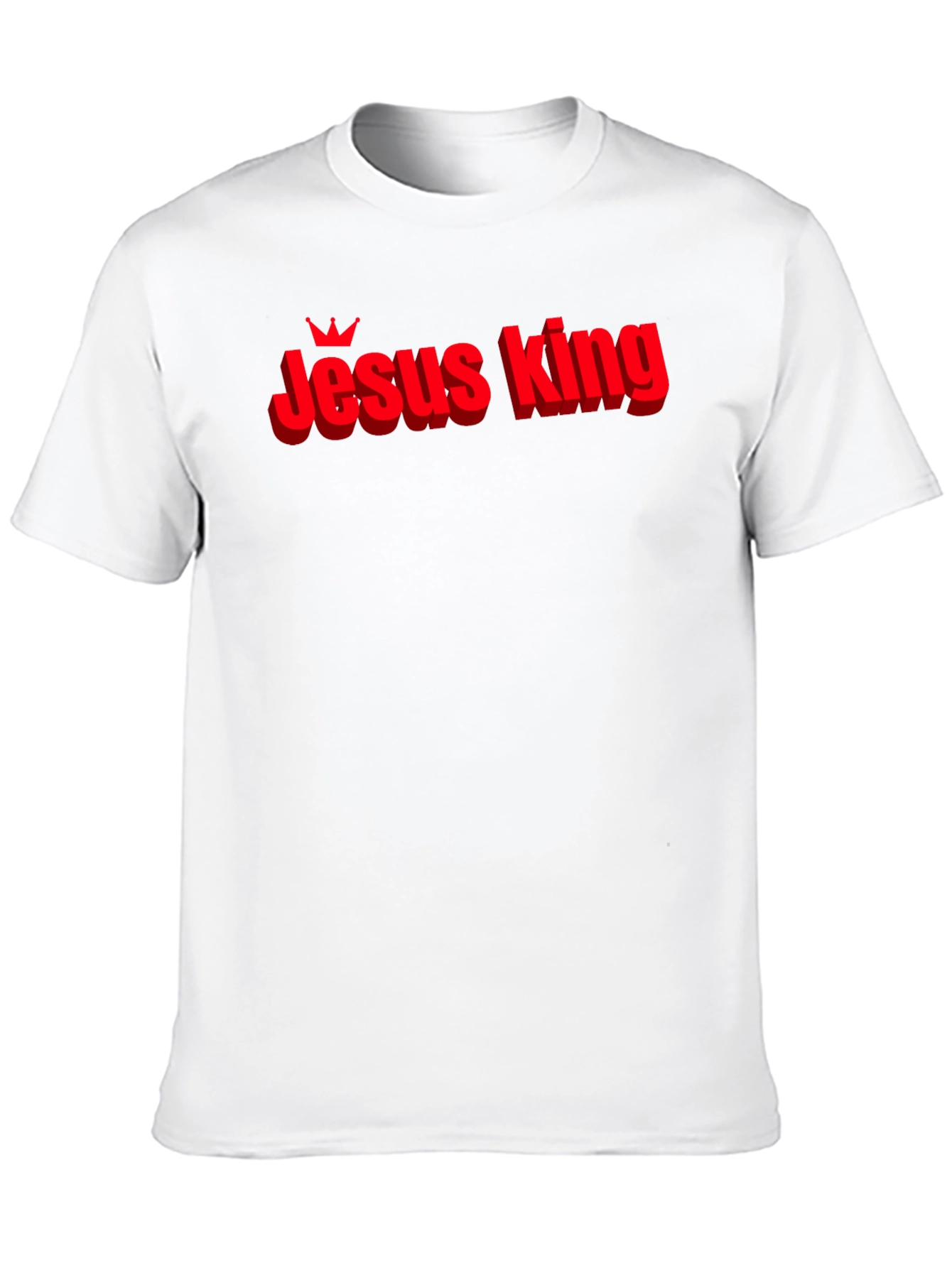 Jesus King Graphic T-Shirt - Christian Apparel