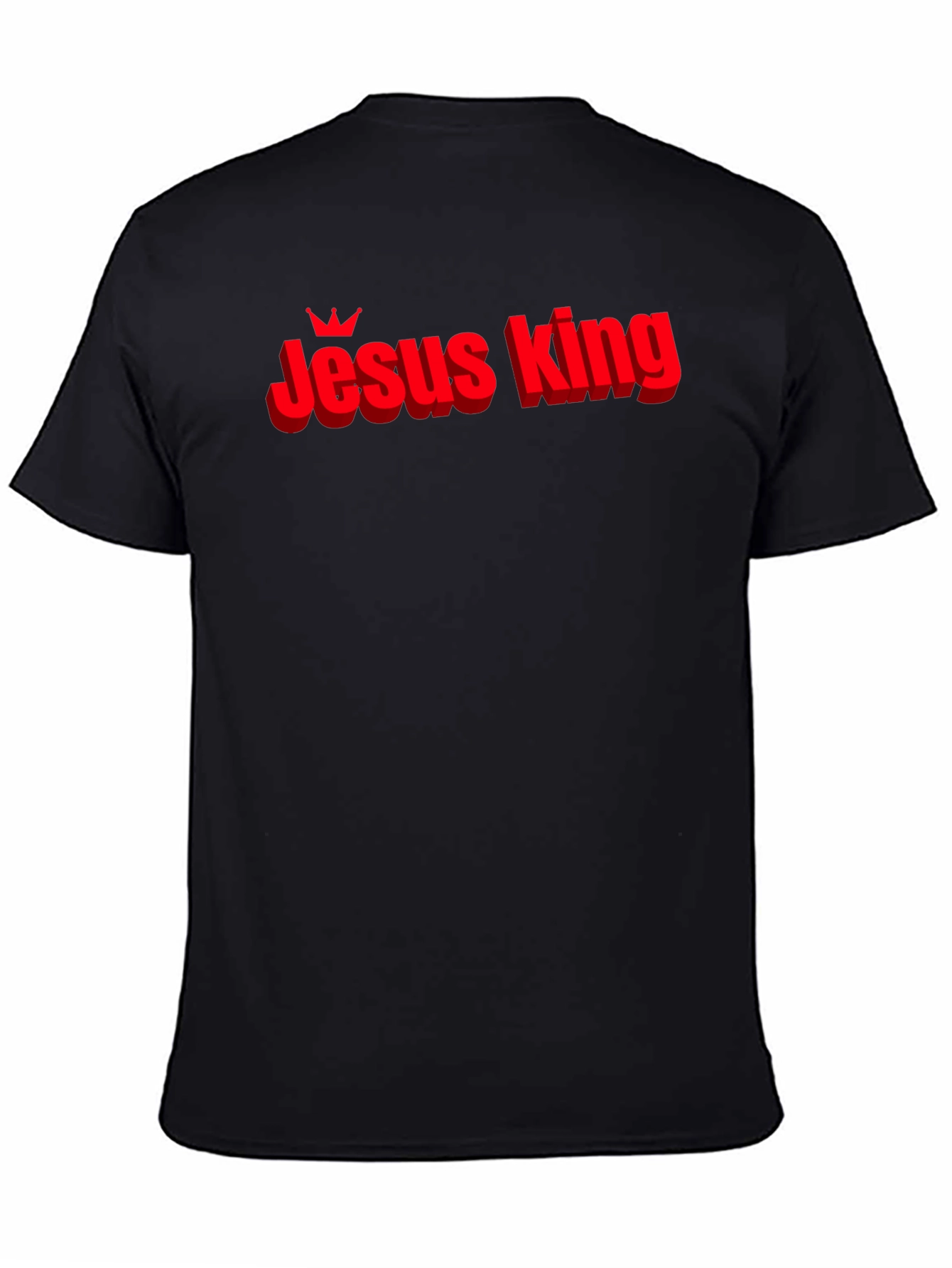Jesus King Graphic T-Shirt - Christian Apparel