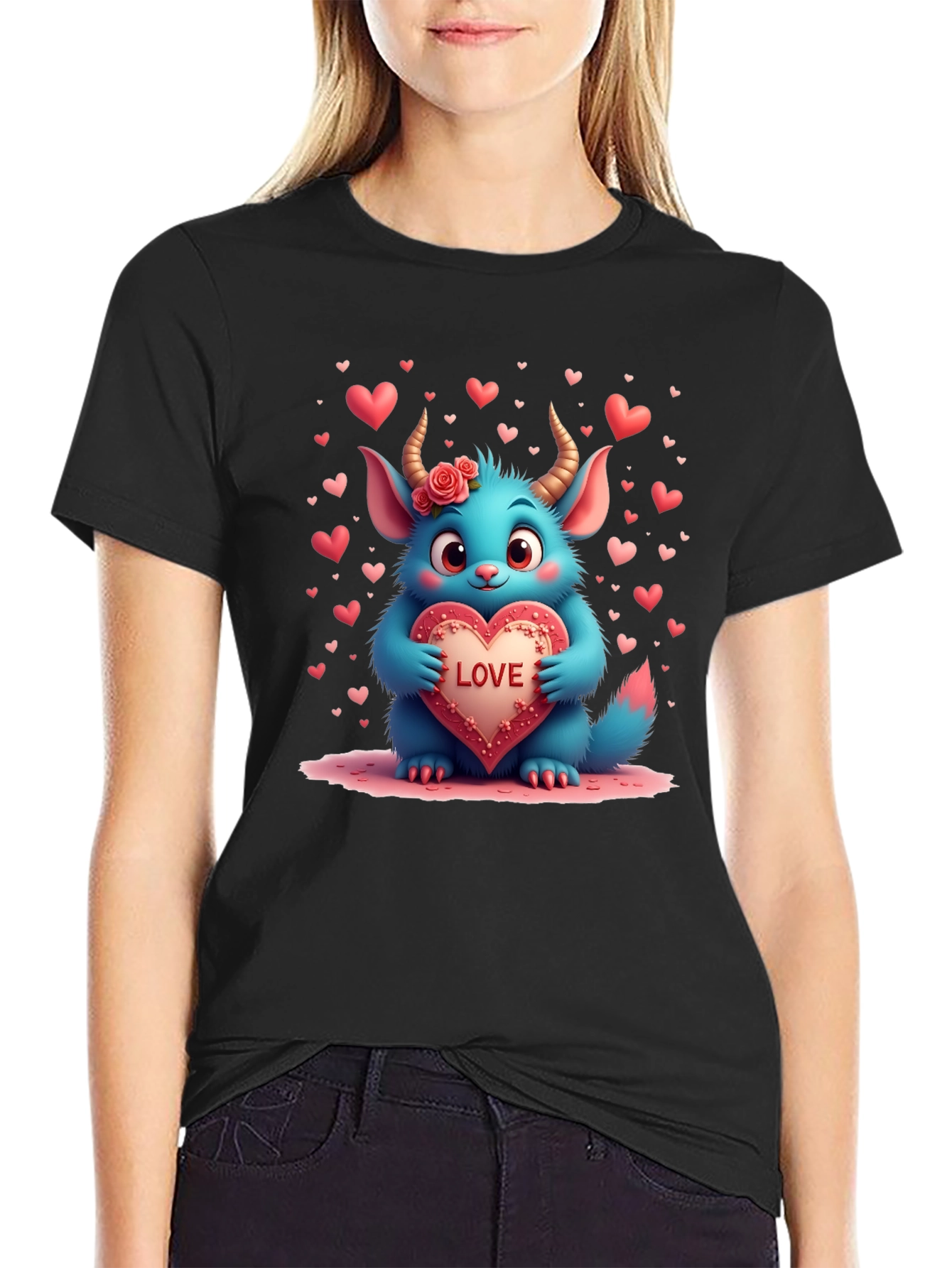 Love Monster T-Shirt: Cute Valentines Day Gift
