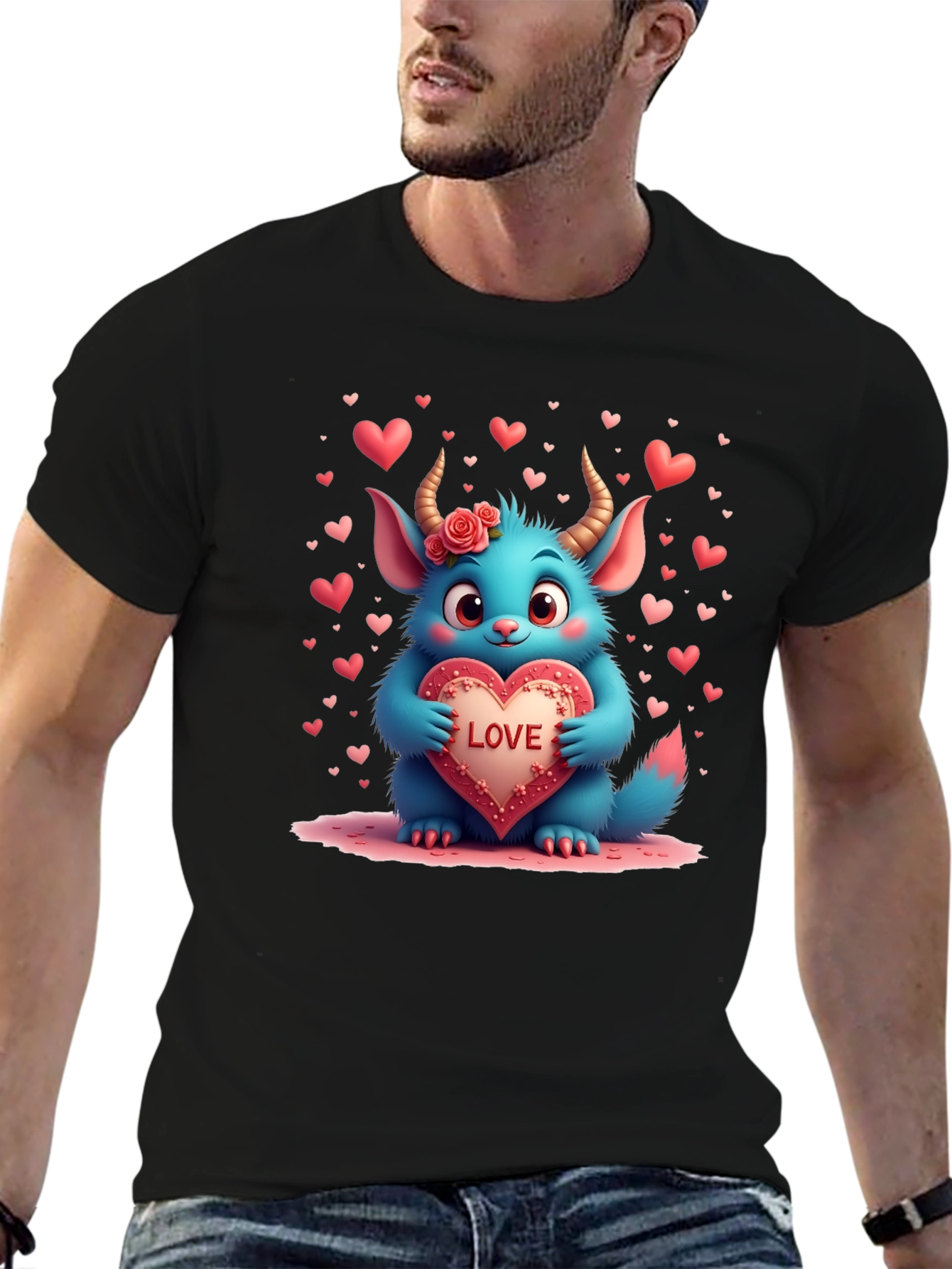 Love Monster T-Shirt: Cute Valentines Day Gift
