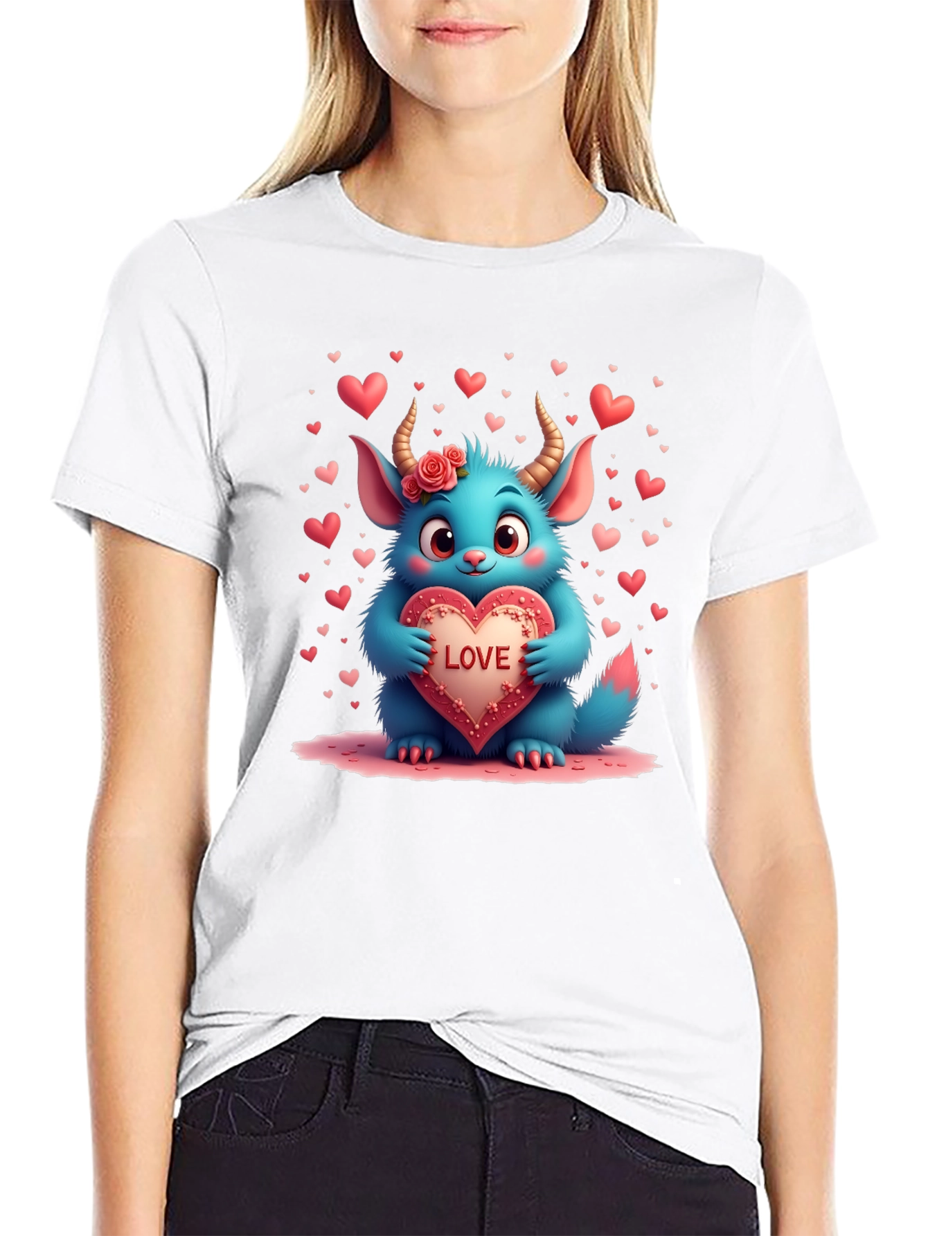 Love Monster T-Shirt: Cute Valentines Day Gift