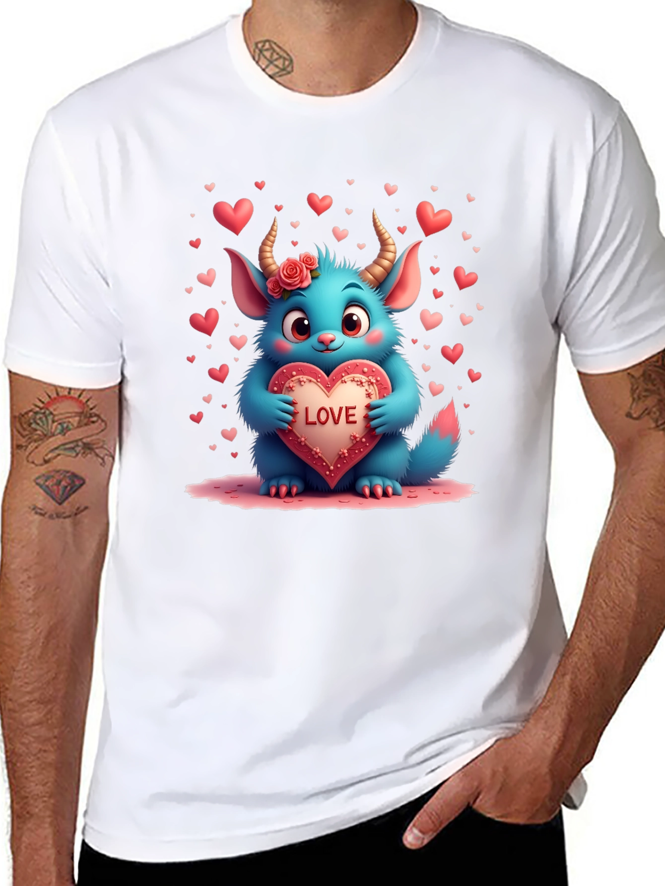 Love Monster T-Shirt: Cute Valentines Day Gift
