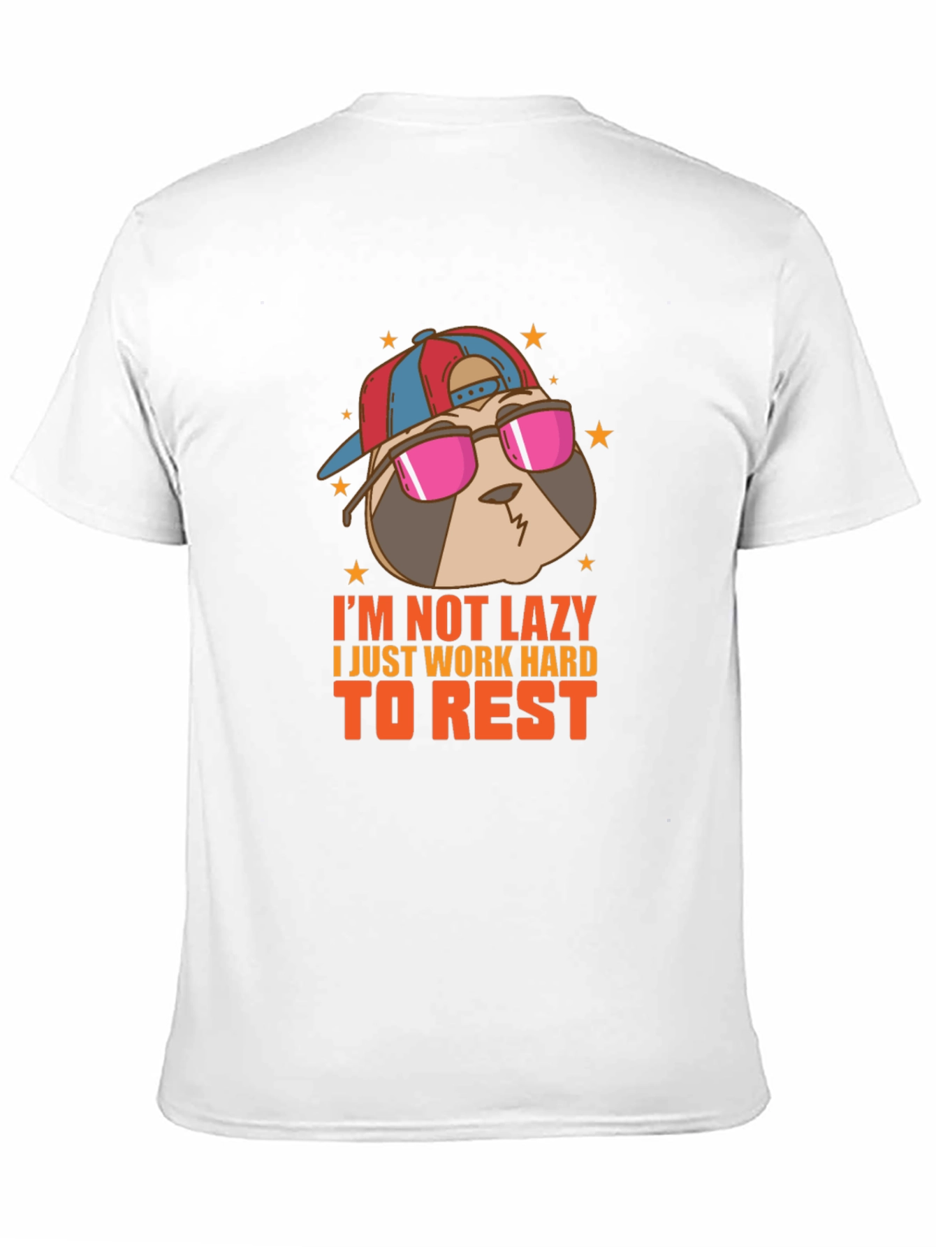 Cool Sloth T-Shirt - Im Not Lazy Design