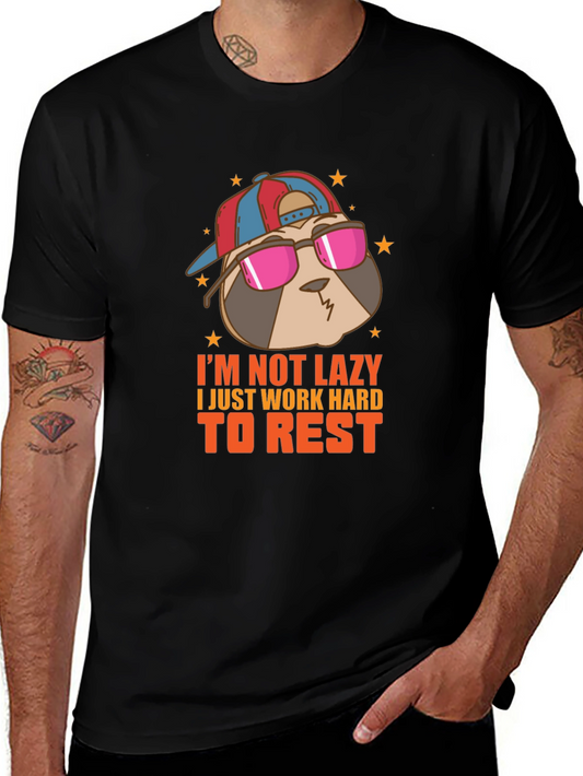 Cool Sloth T-Shirt - Im Not Lazy Design