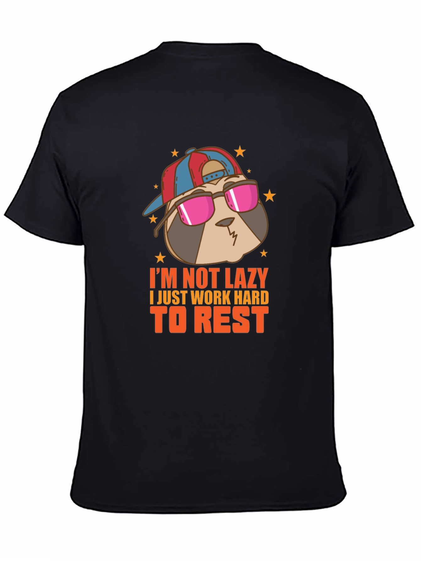 Cool Sloth T-Shirt - Im Not Lazy Design