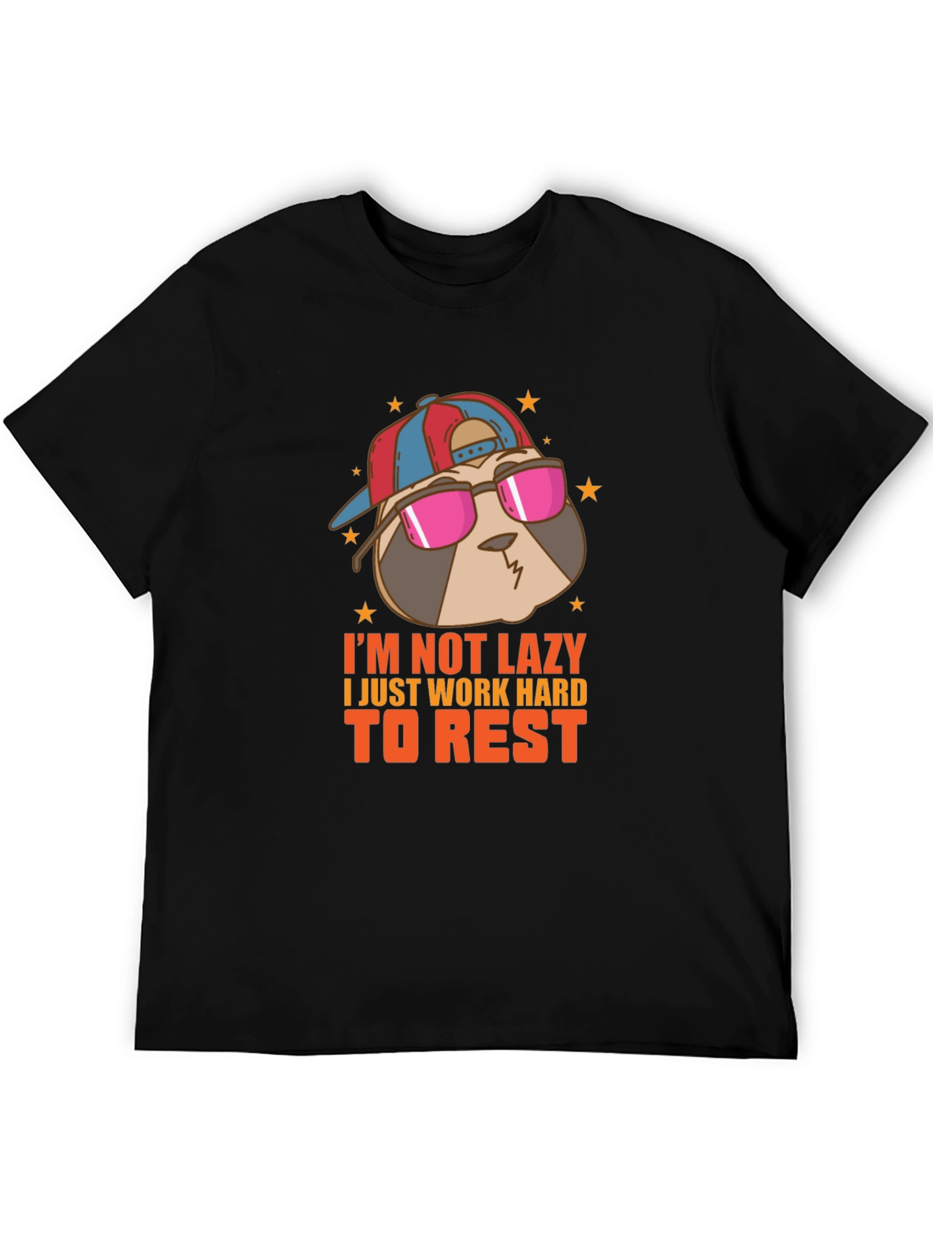 Cool Sloth T-Shirt - Im Not Lazy Design