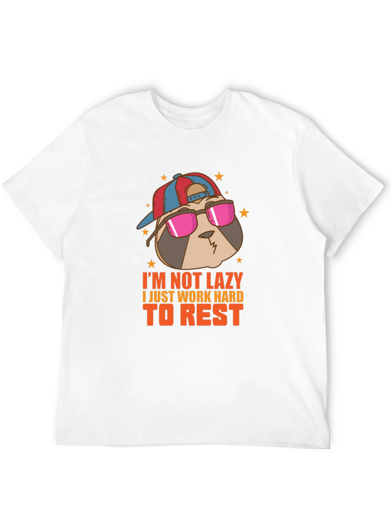 Cool Sloth T-Shirt - Im Not Lazy Design