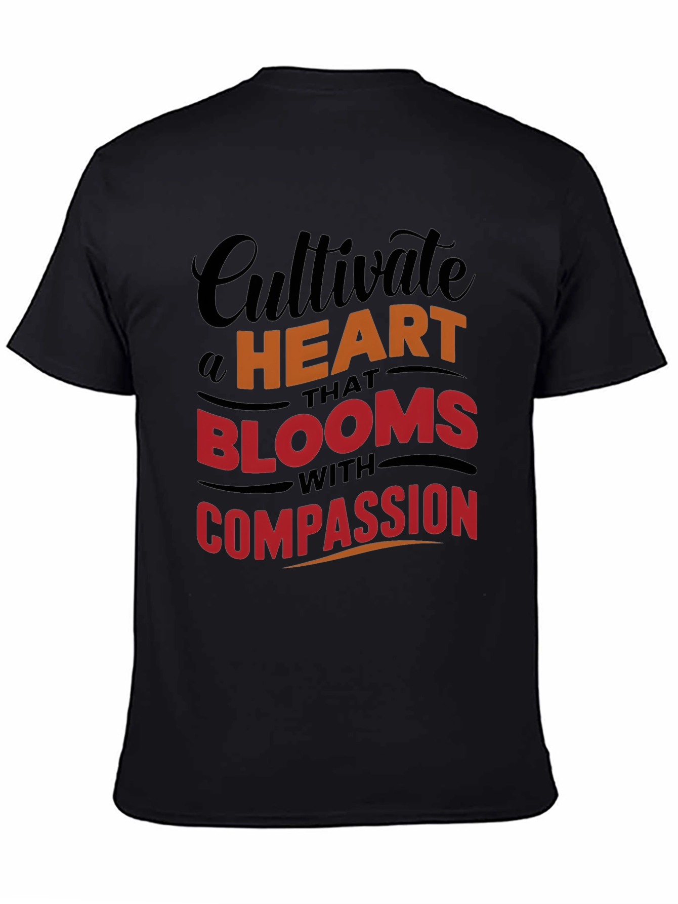 Cultivate a Heart T-Shirt - Blooms with Compassion Design