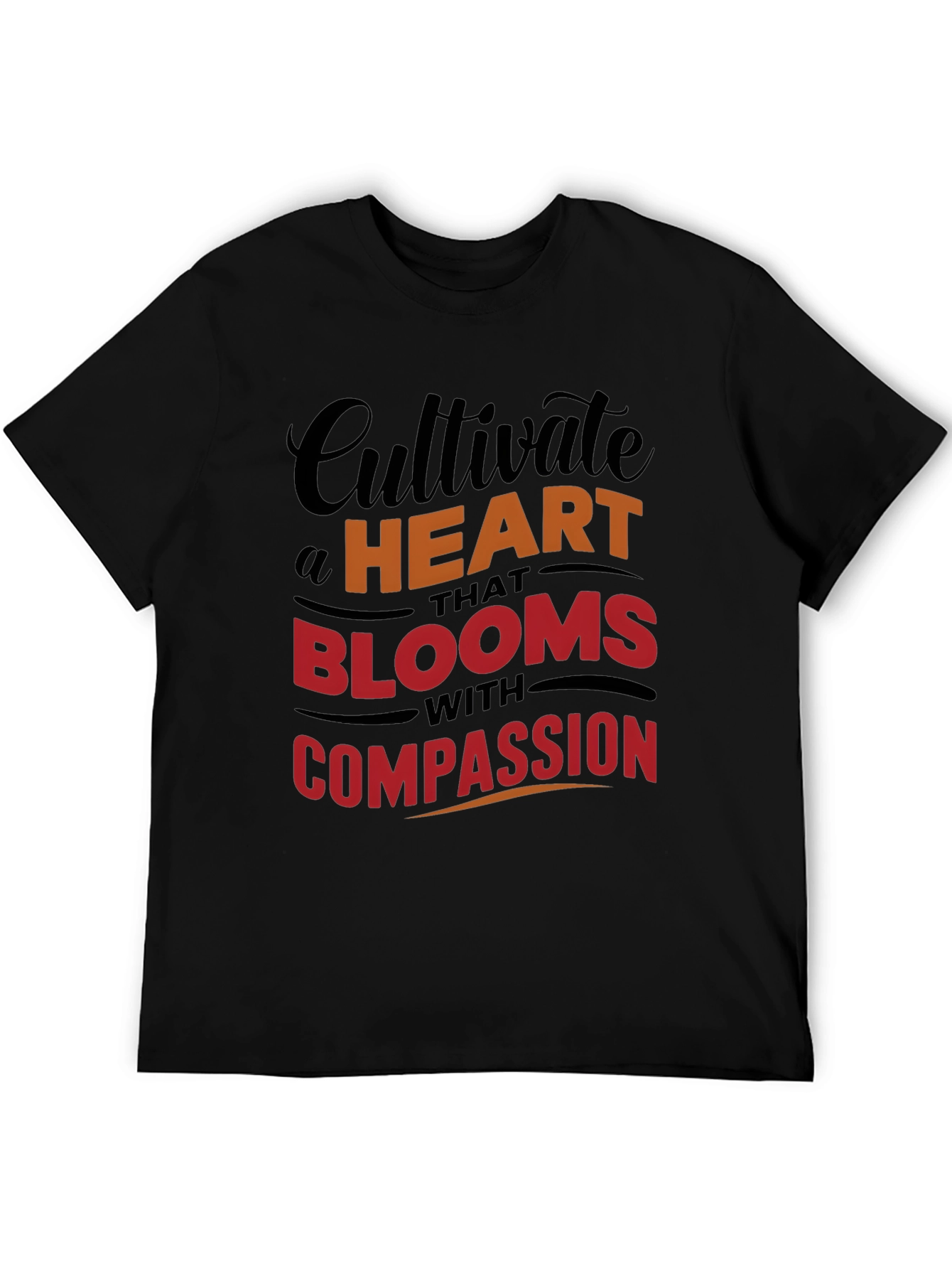 Cultivate a Heart T-Shirt - Blooms with Compassion Design