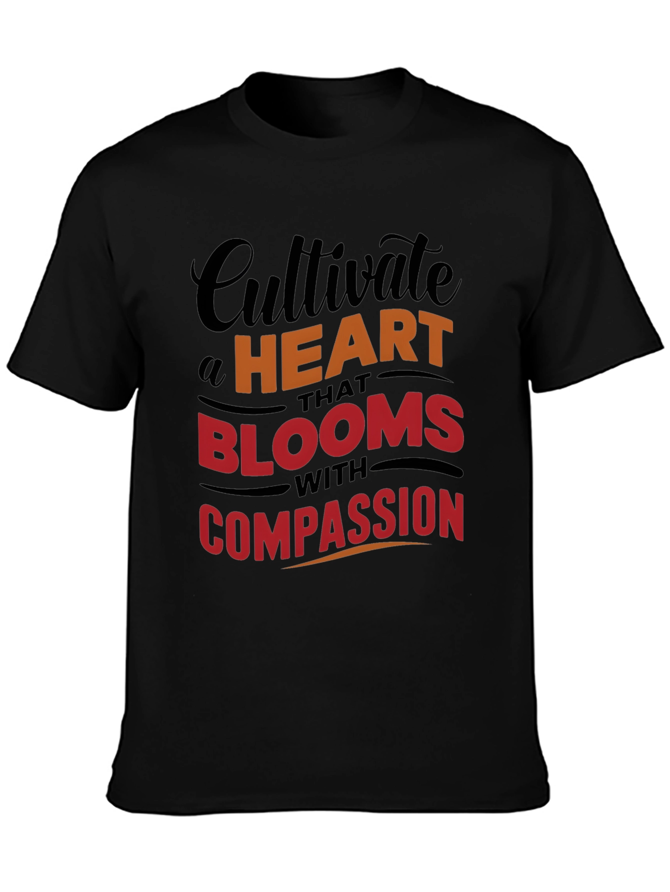 Cultivate a Heart T-Shirt - Blooms with Compassion Design