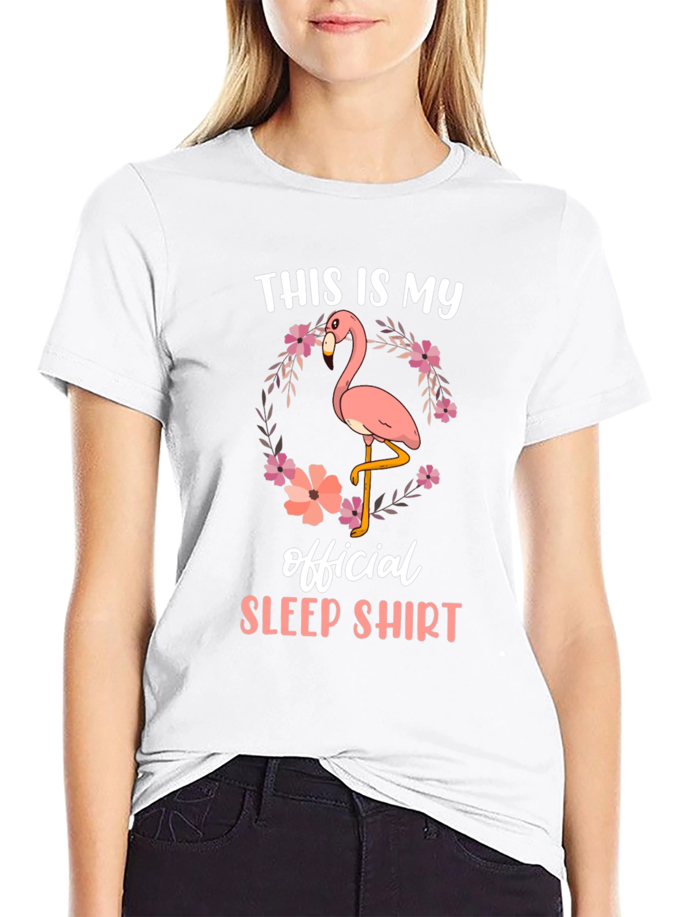 Flamingo Sleep Shirt - Mens Graphic Tee