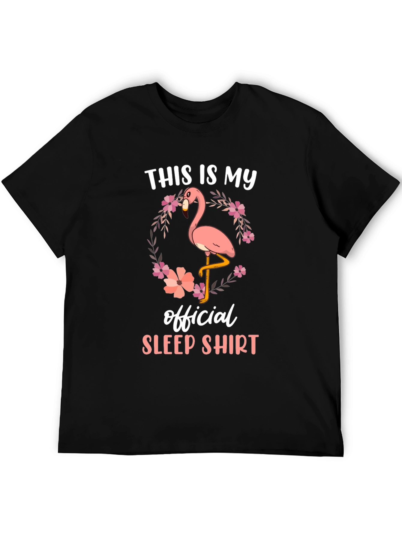 Flamingo Sleep Shirt - Mens Graphic Tee