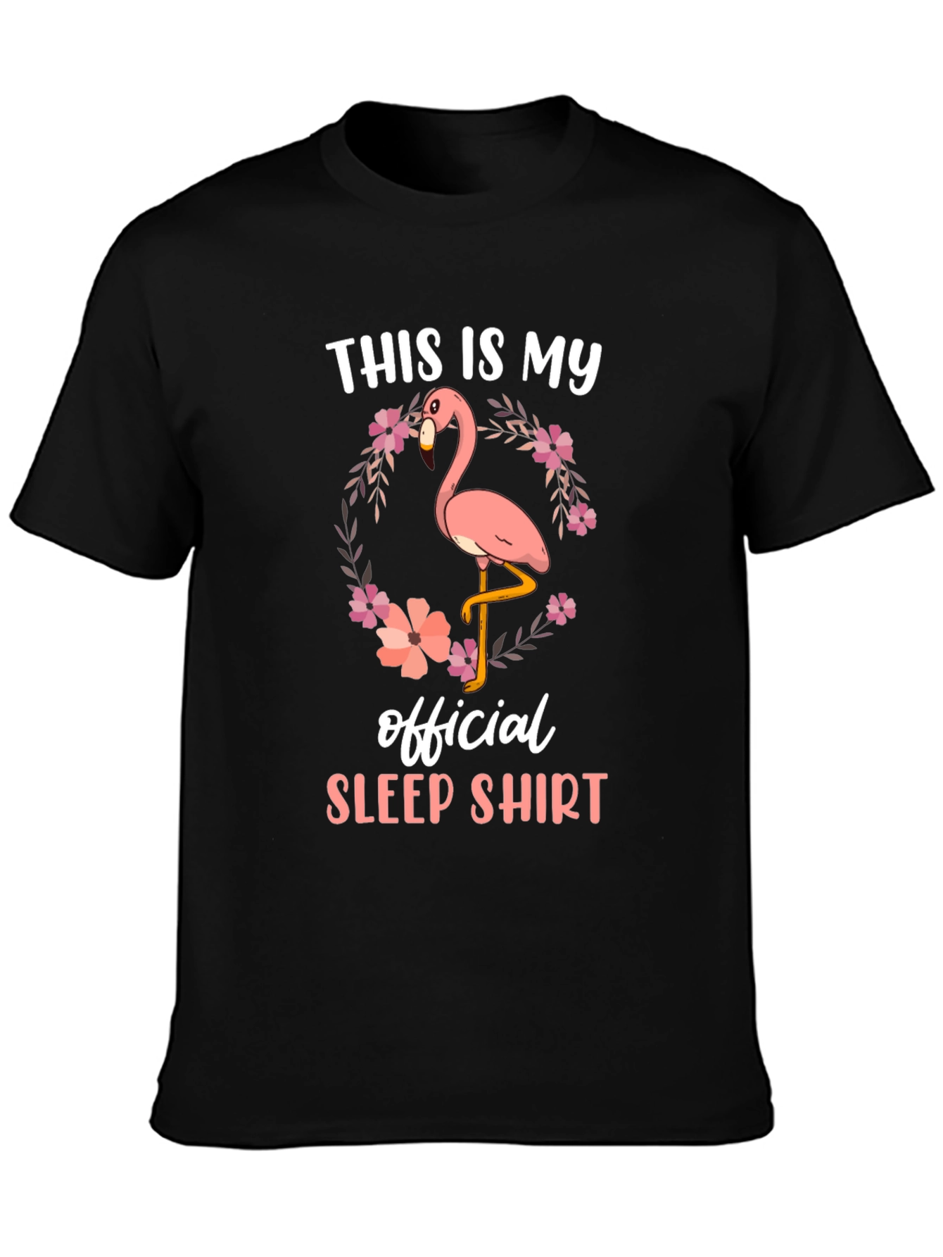 Flamingo Sleep Shirt - Mens Graphic Tee