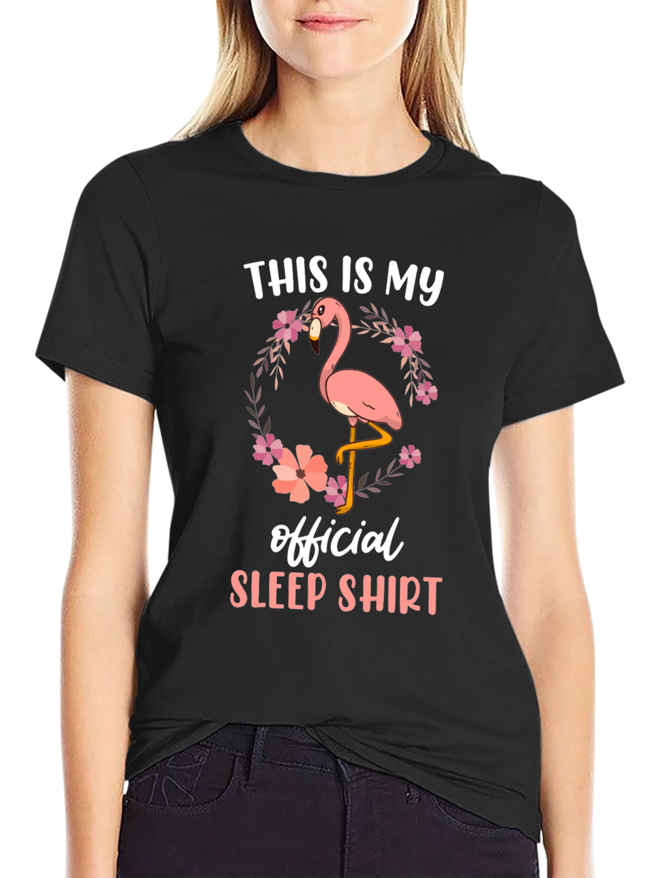 Flamingo Sleep Shirt - Mens Graphic Tee