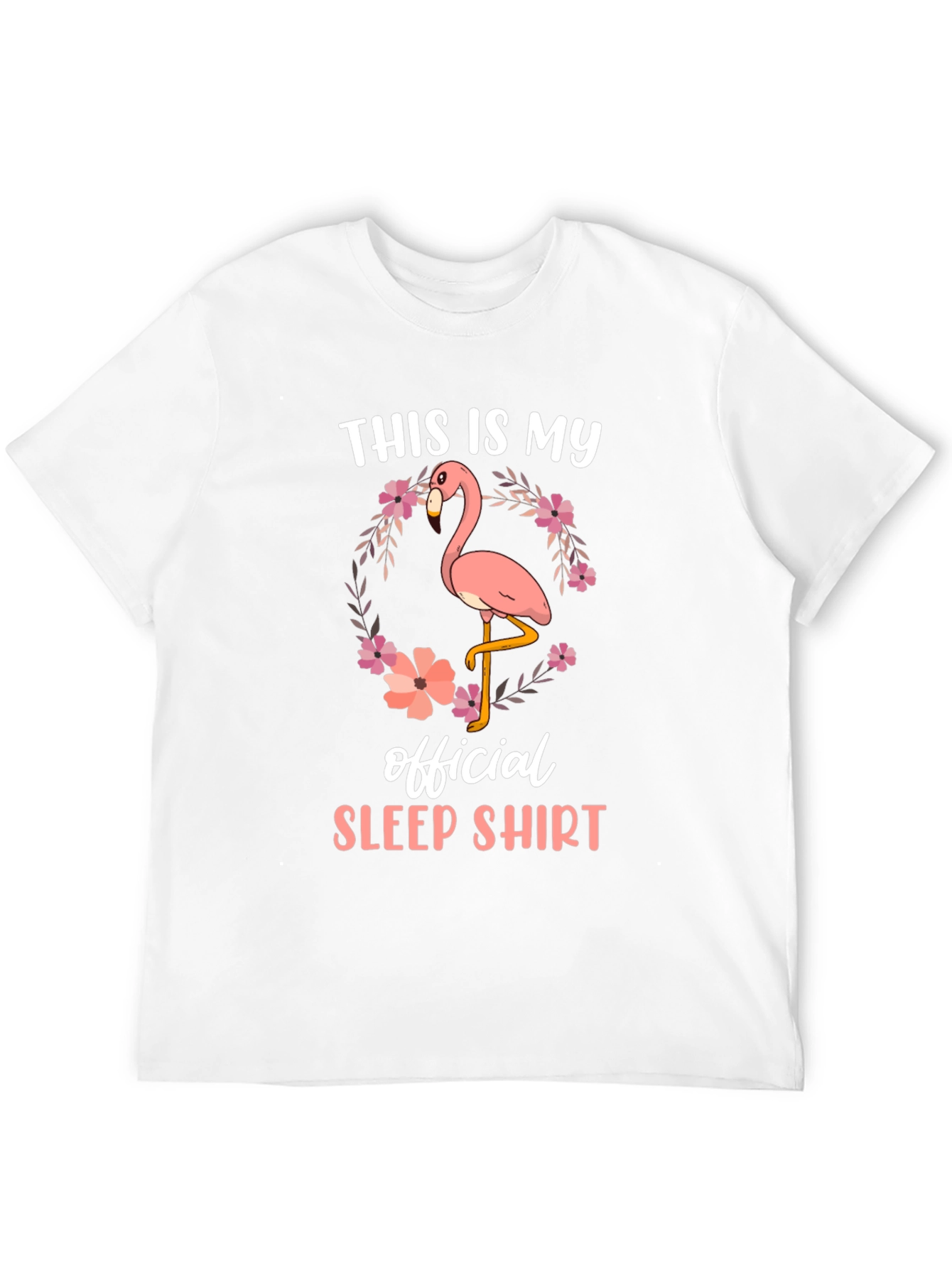 Flamingo Sleep Shirt - Mens Graphic Tee
