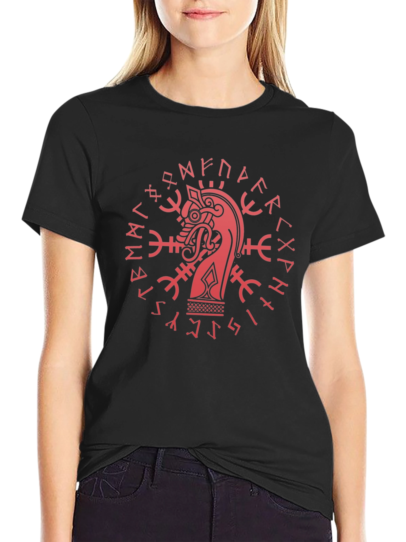 Viking Dragon Rune Graphic Tee