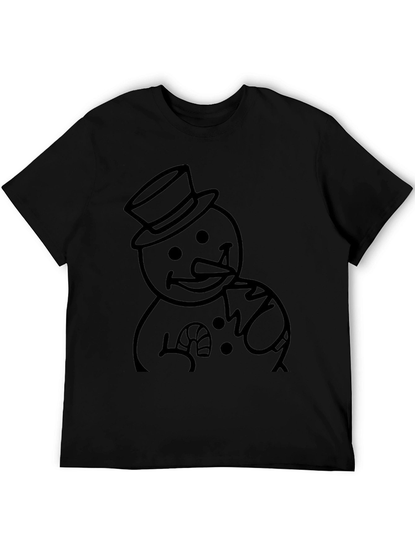 Snowman Graphic Tee - Holiday Cheer